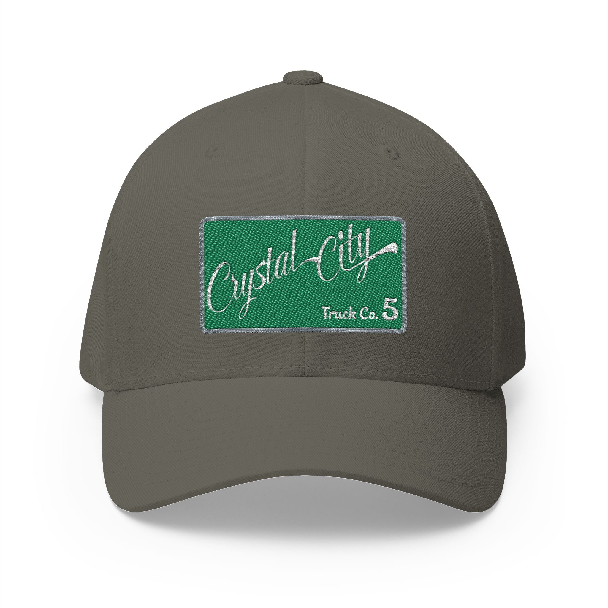 Arlington Crystal City Truck 5 - FLEXFIT Closed-Back Structured Cap (Embroidery)