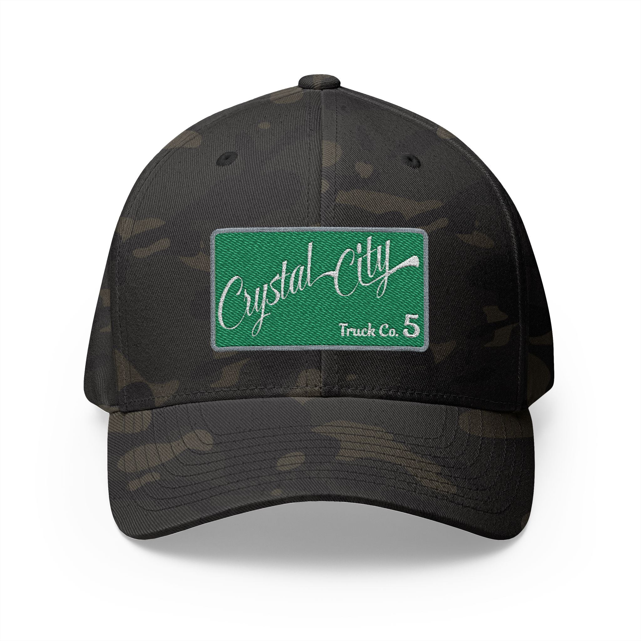 Arlington Crystal City Truck 5 - FLEXFIT Closed-Back Structured Cap (Embroidery)