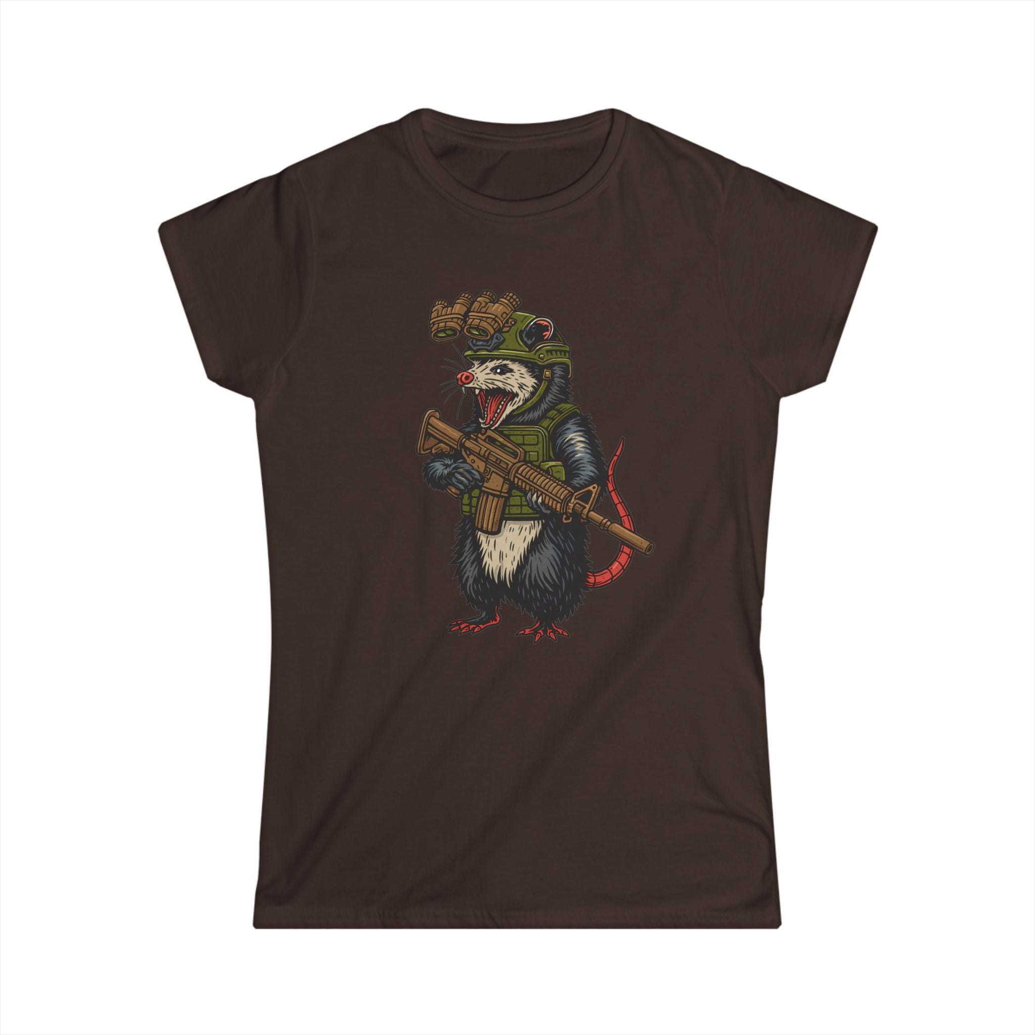 Tactical Opossum - Women's Softstyle Tee