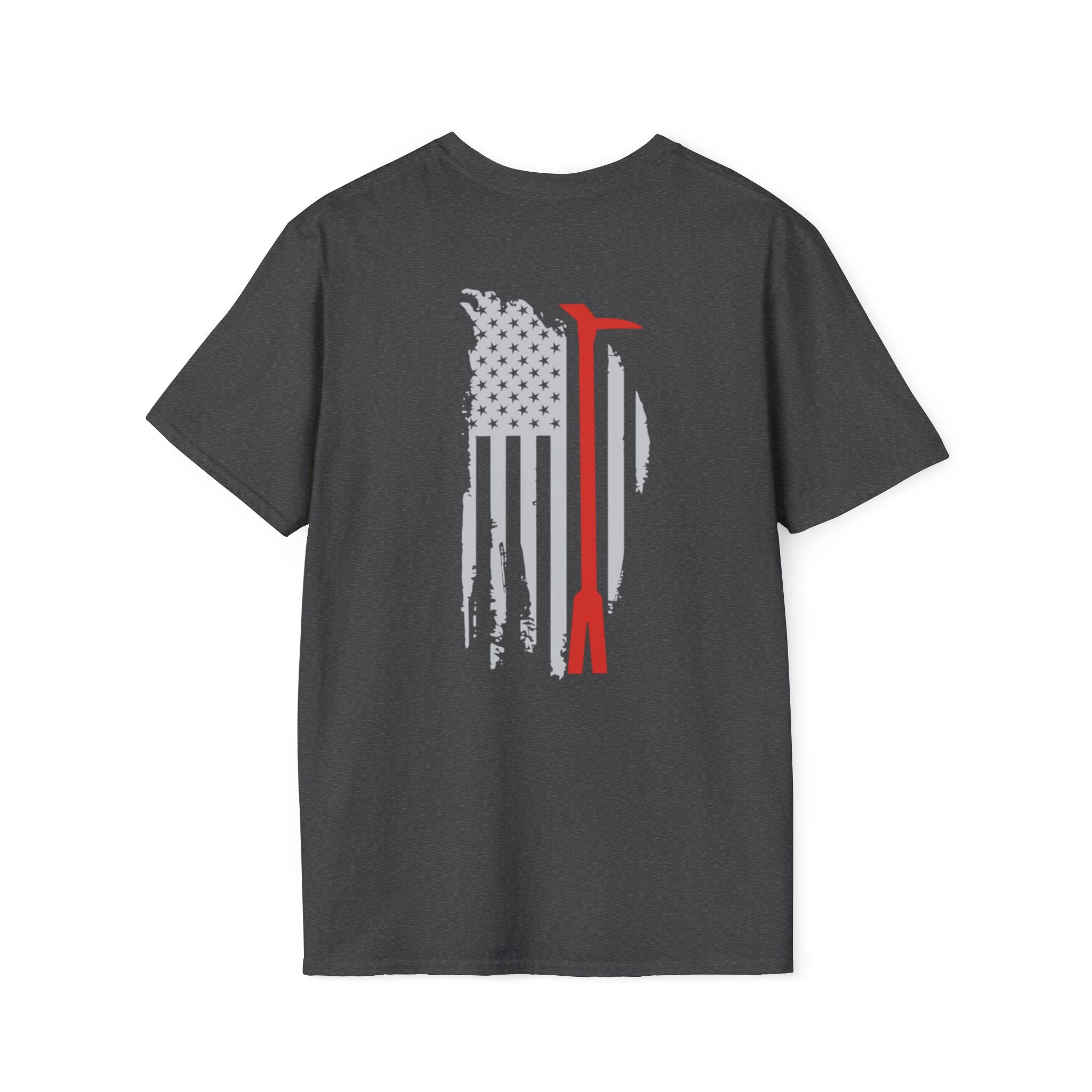 Halligan US Flag - Unisex Softstyle T-Shirt