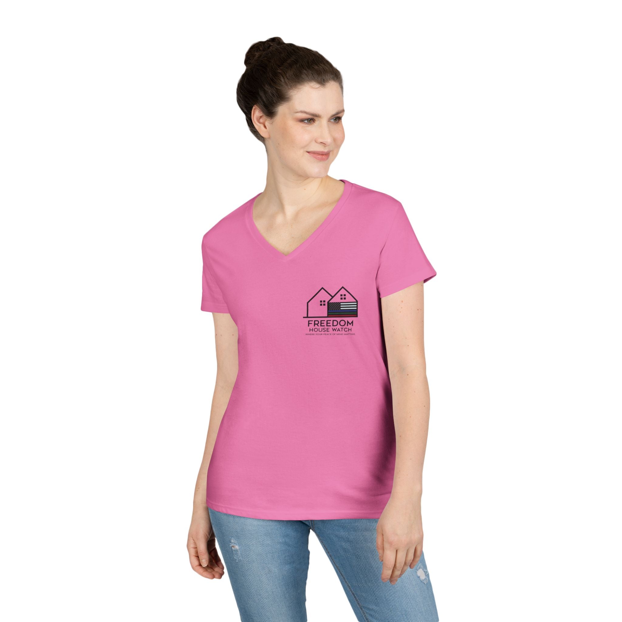 Freedom House Watch - Ladies' V-Neck T-Shirt