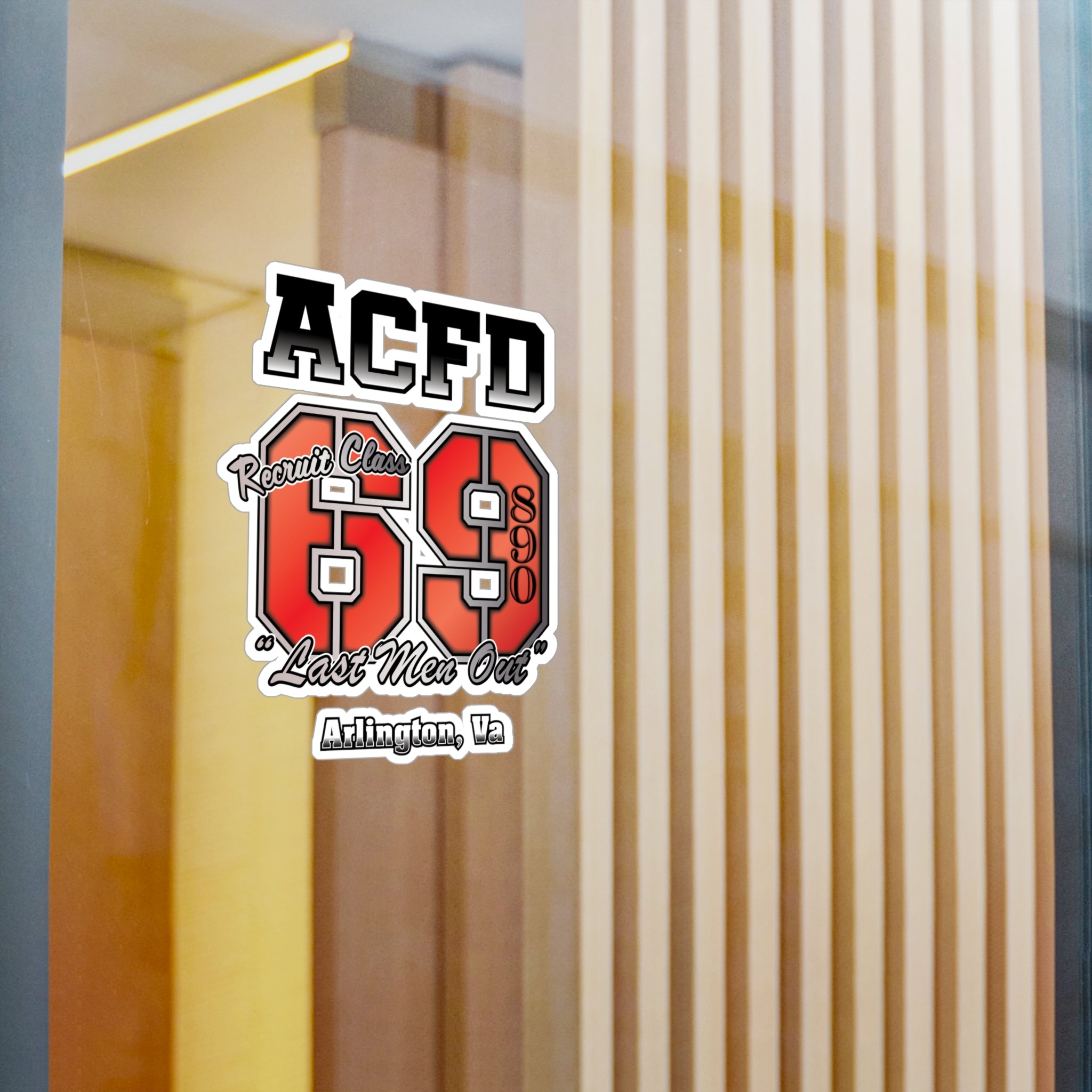 Kiss-Cut Vinyl Decals -Recruit Class 69 Arlington