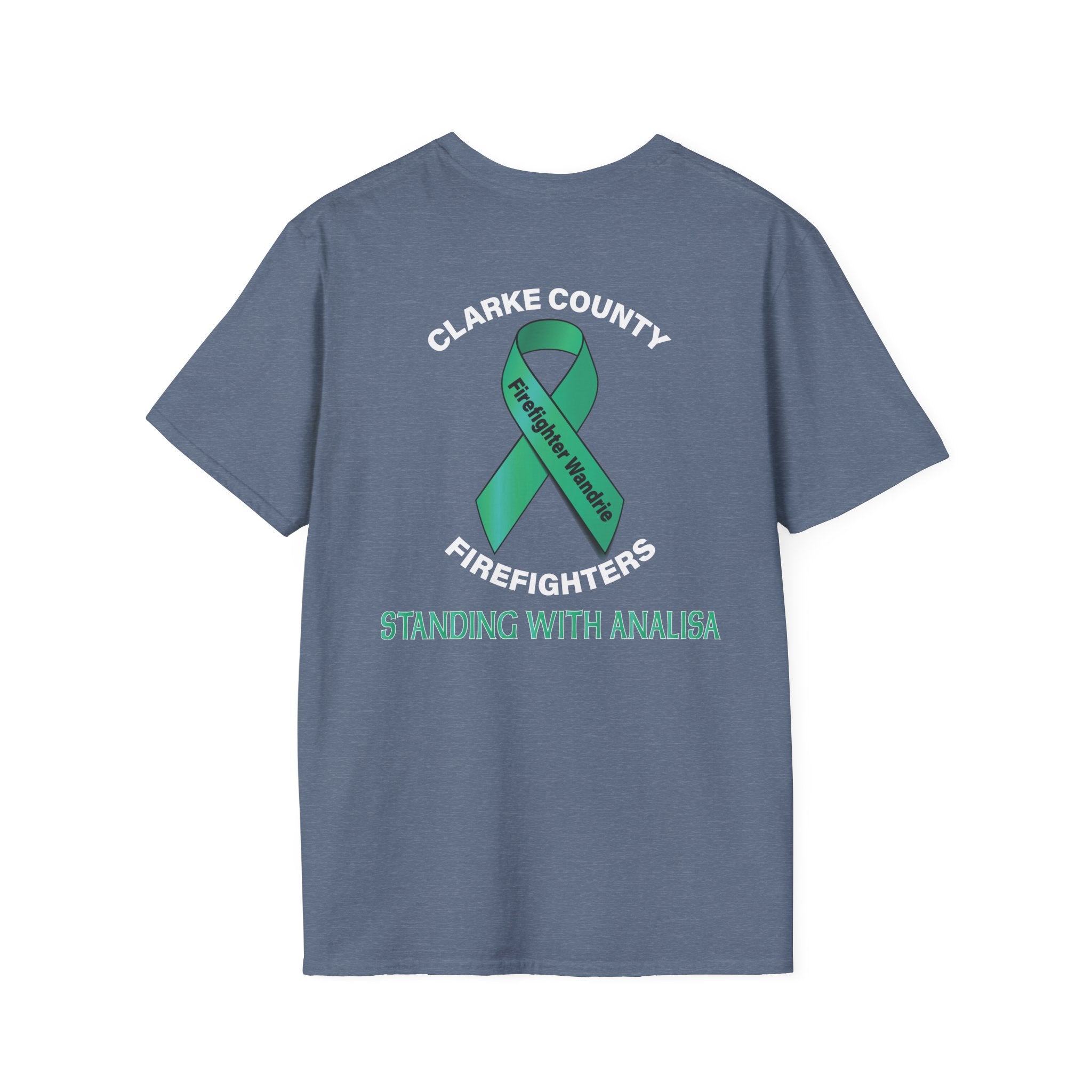 Clark County Firefighter Wandrie Support - Gildan Soft Cotton Softstyle T-Shirt