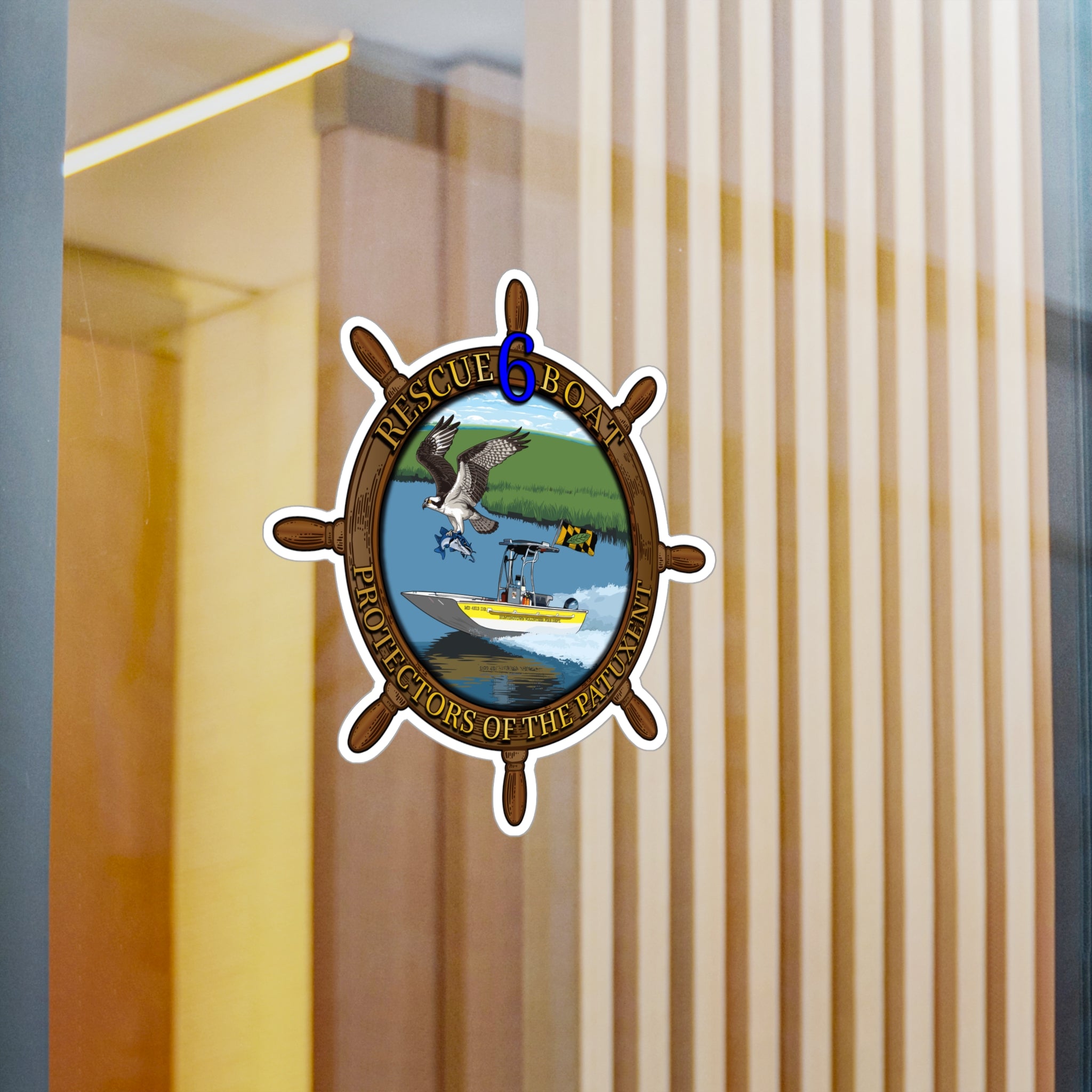 Kiss Cut Vinyl Decals - Huntingtown Vol. Fire Boat 6