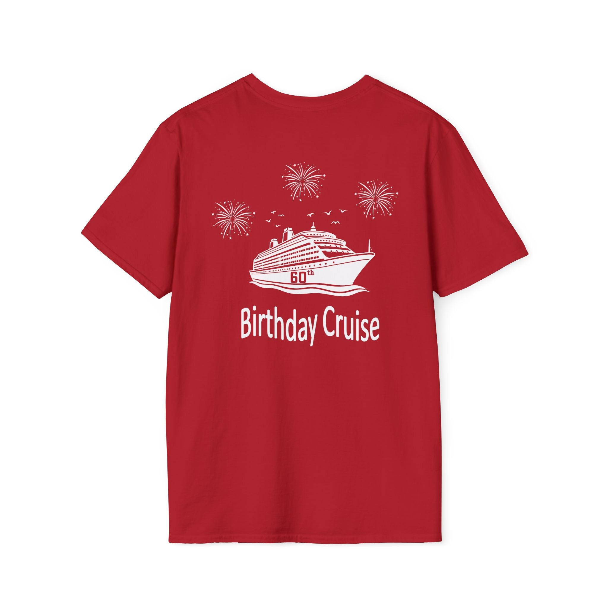 Renee Family Cruise white - Unisex Softstyle Cotton T-Shirt