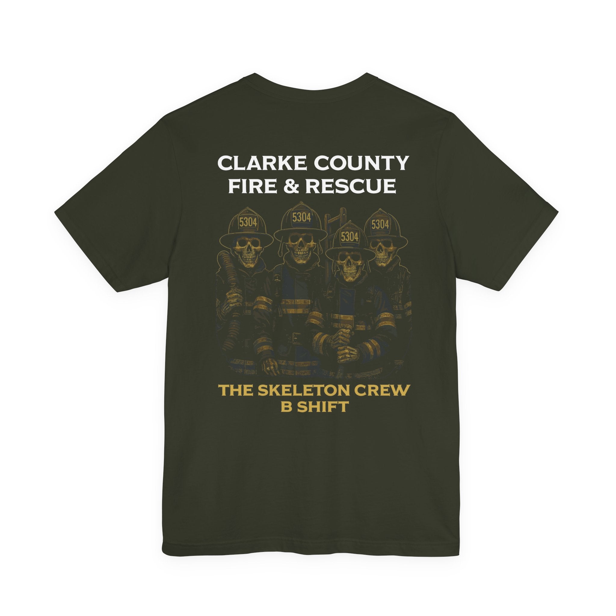 Clarke County B Shift version 1 (Portion of Proceeds go to Local 5304) - Bella+Canvas Soft Jersey Cotton Unisex Tee