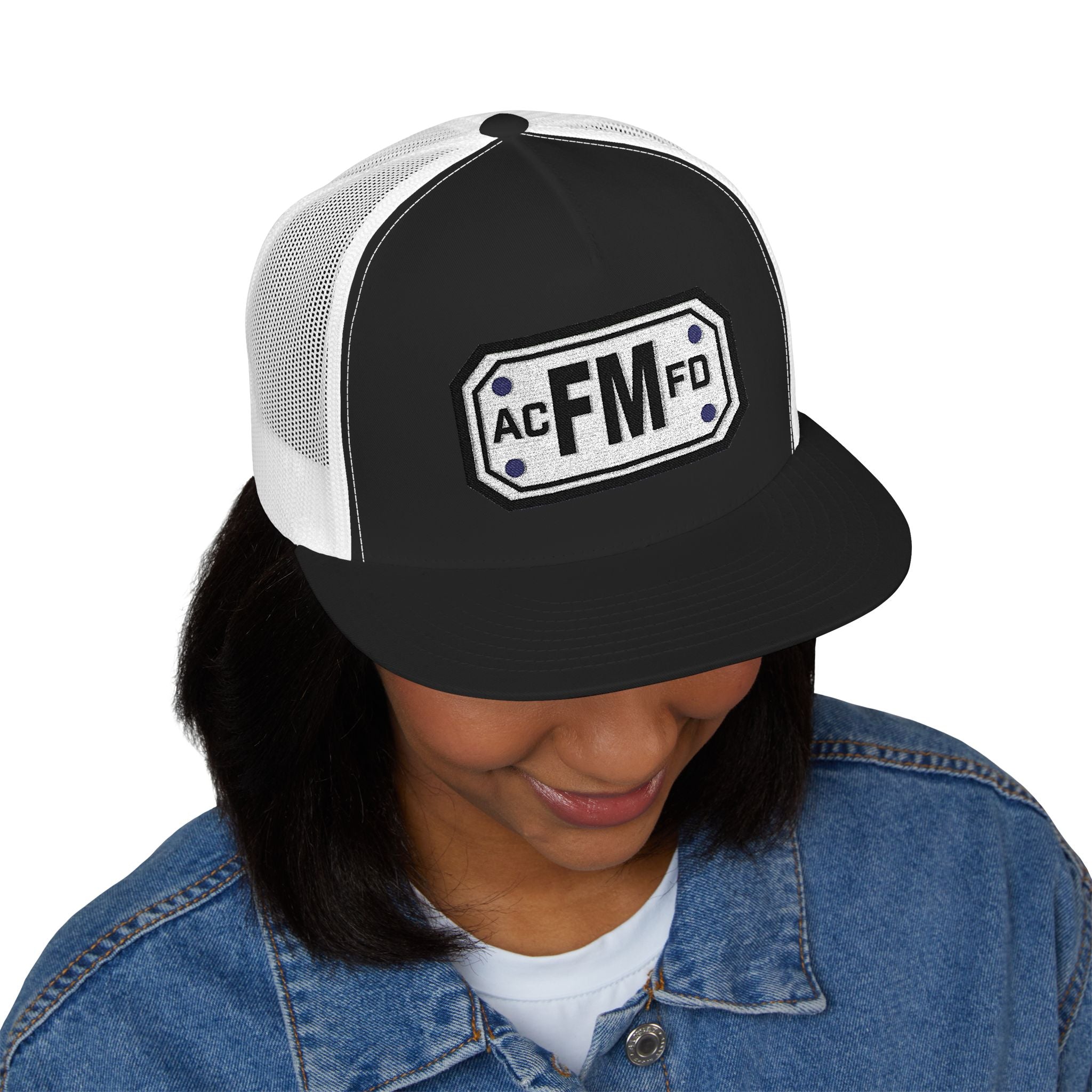 Arlington Fire Marshal - 5 Panel Trucker Cap (Embroidery)