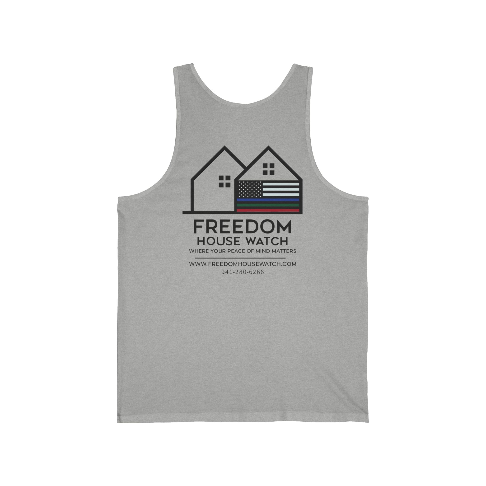 Freedom Hous Watch - Bella Canva Unisex Jersey Tank
