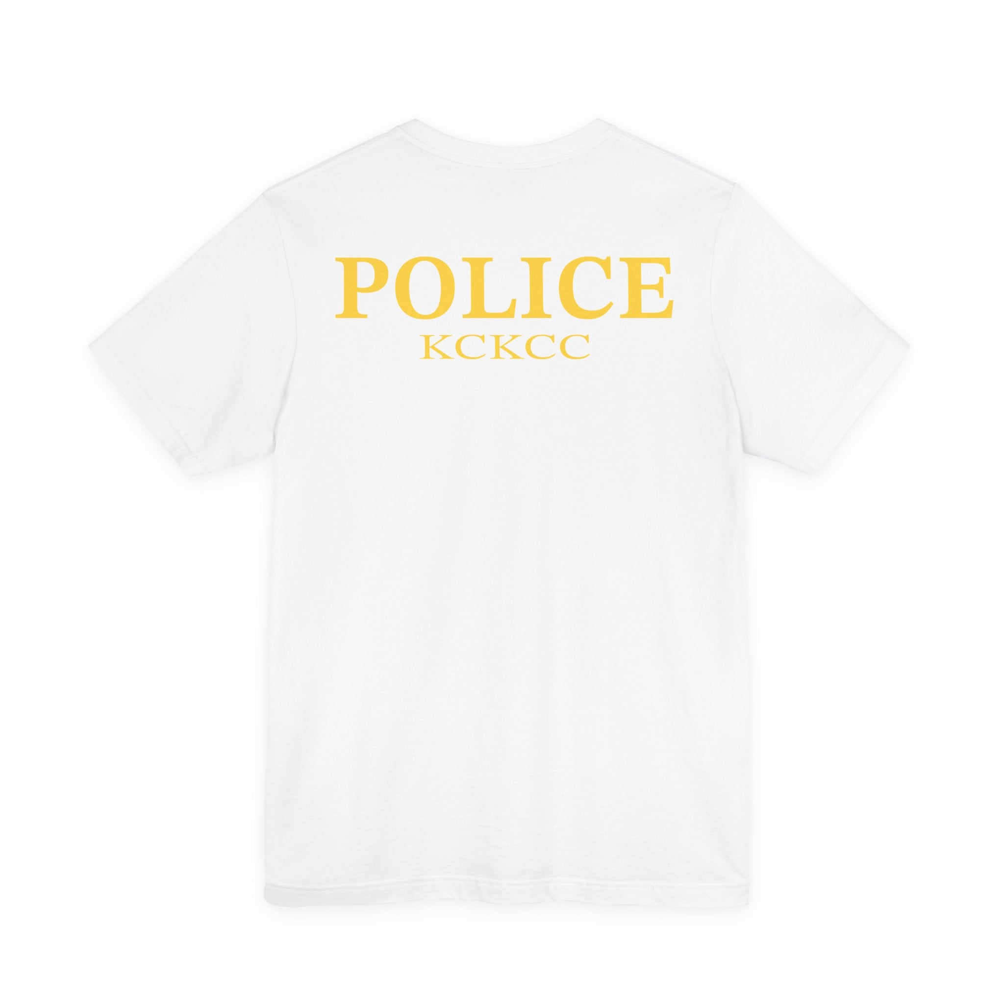 KCKCC Police Department Shirt - Unisex Jersey Short Sleeve Tee