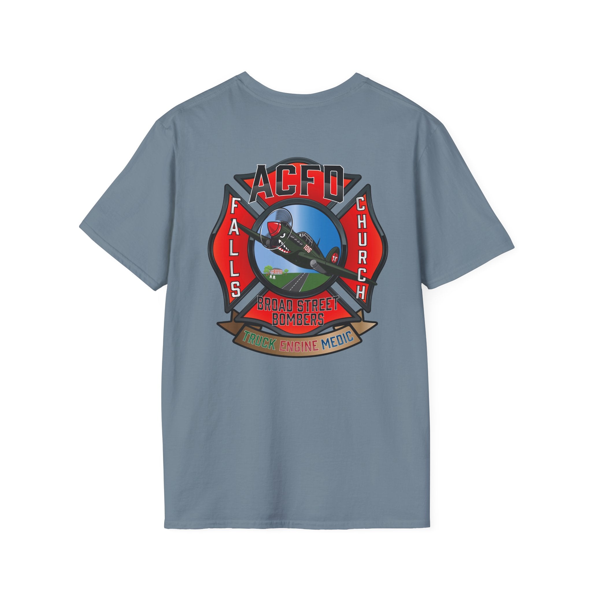 Station 6 broad street bombers - Unisex Softstyle T-Shirt Gildan
