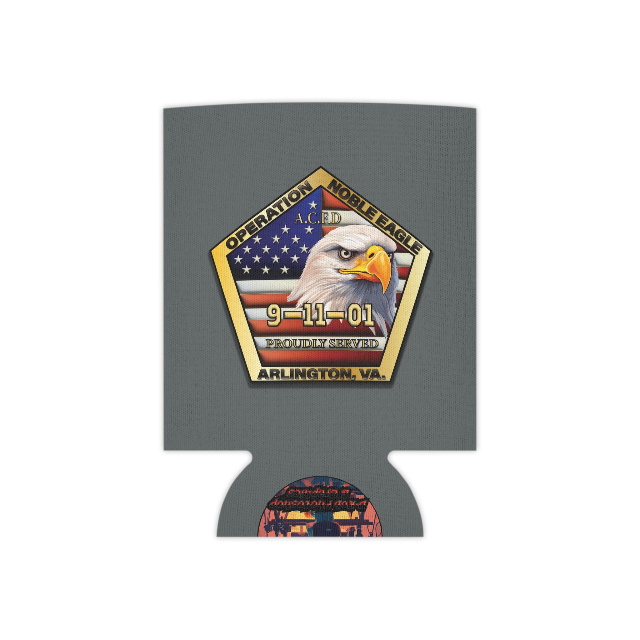 ACFD Retired Operation Noble Eagle GrayCan Cooler