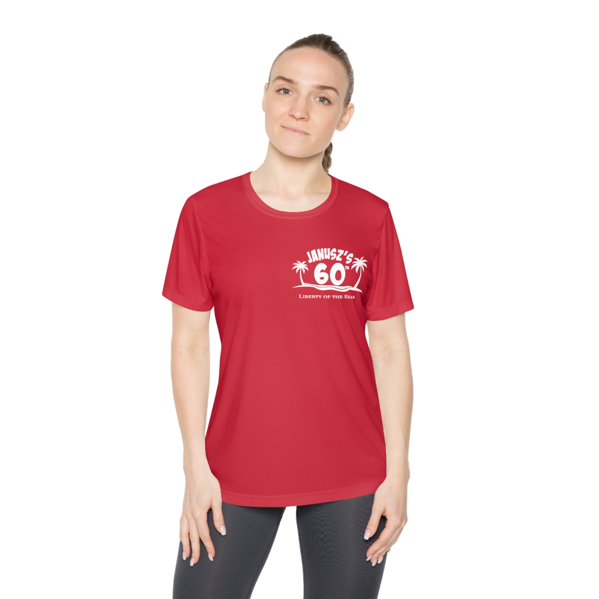 Renee Family Cruise White - Ladies Moisture Wicking Competitor Tee