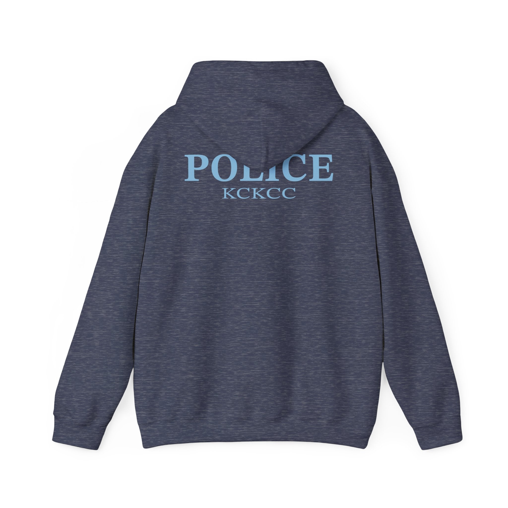 Kansas City College Police Blue Patch - Unisex Heavy Blend™ Hooded Sweatshirt