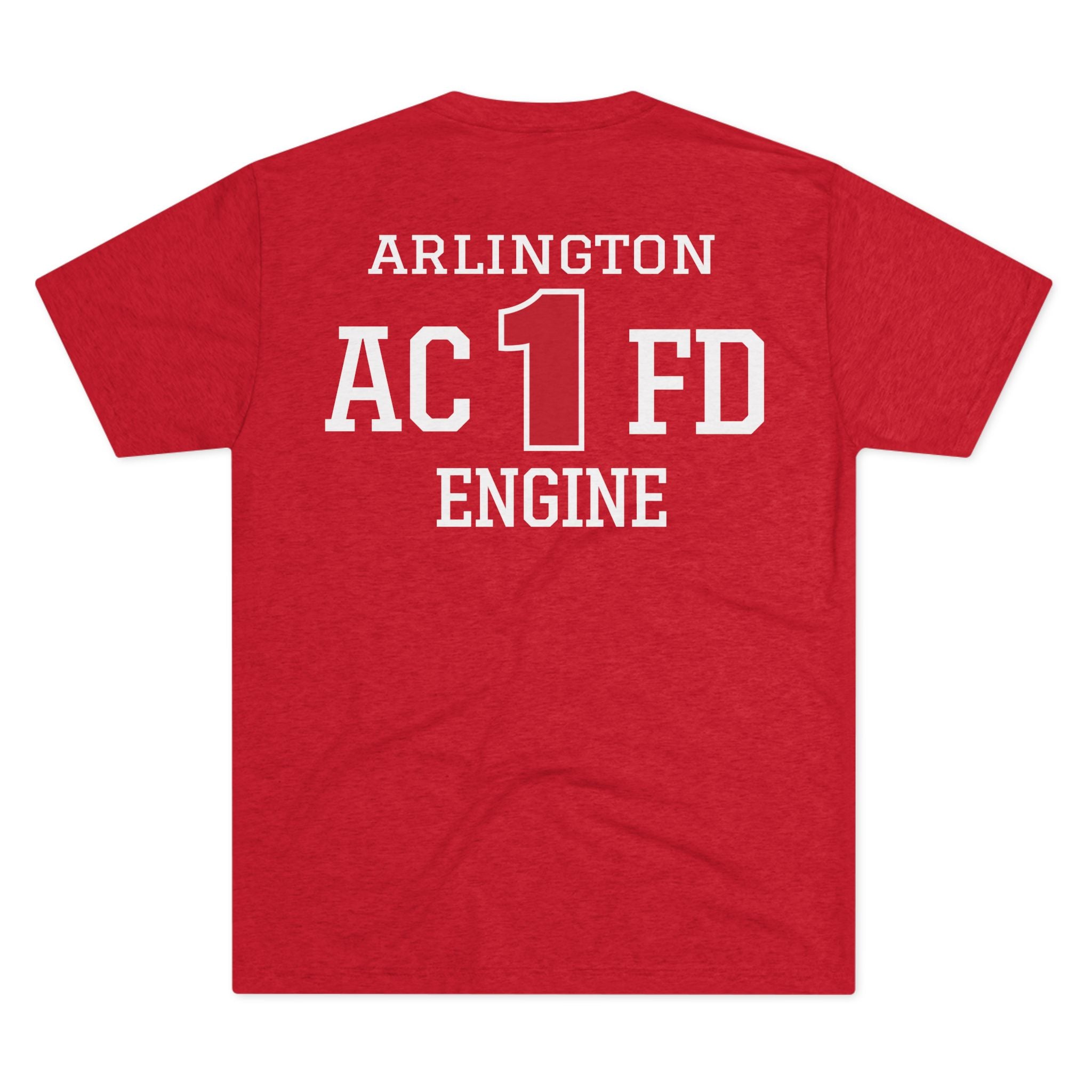 Arlington Engine 1 - NextLevel Tri-Blend Crew Tee