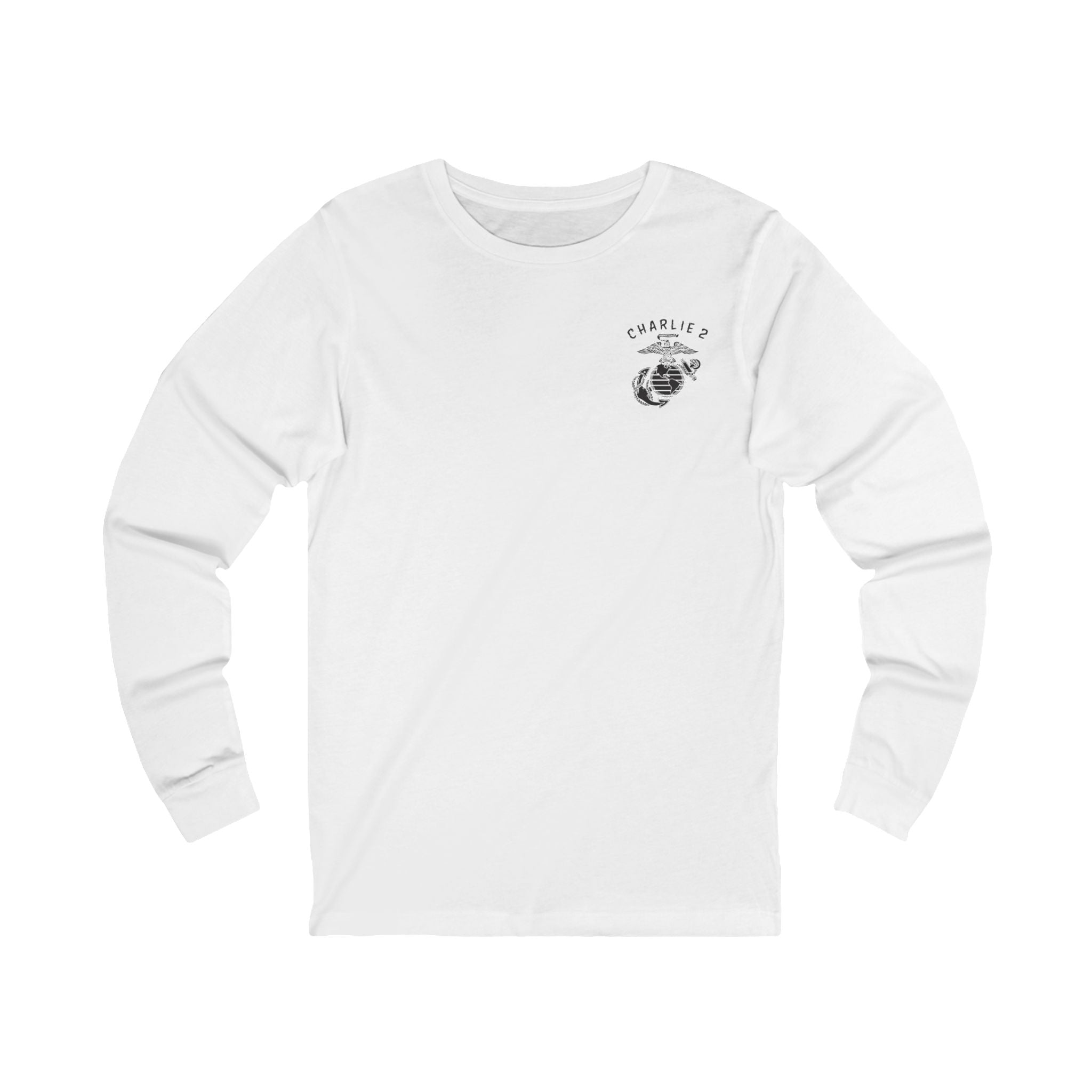 Charlie 2 Ronin (black Logo) - Bella-Canvas Soft Jersey Cotton Long Sleeve Tee