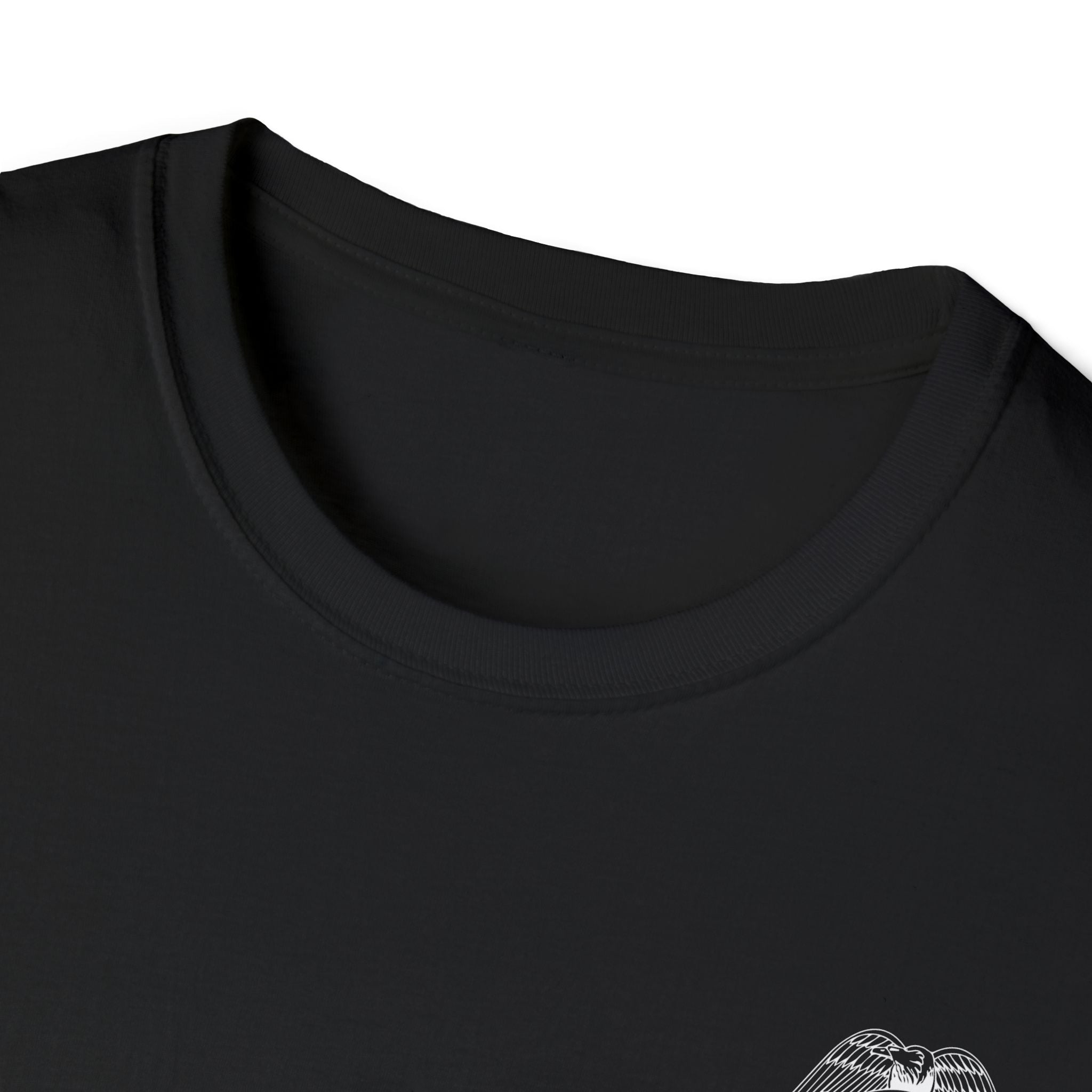 KCKCC Badge White outline - Gildan 64000 Unisex Softstyle T-Shirt