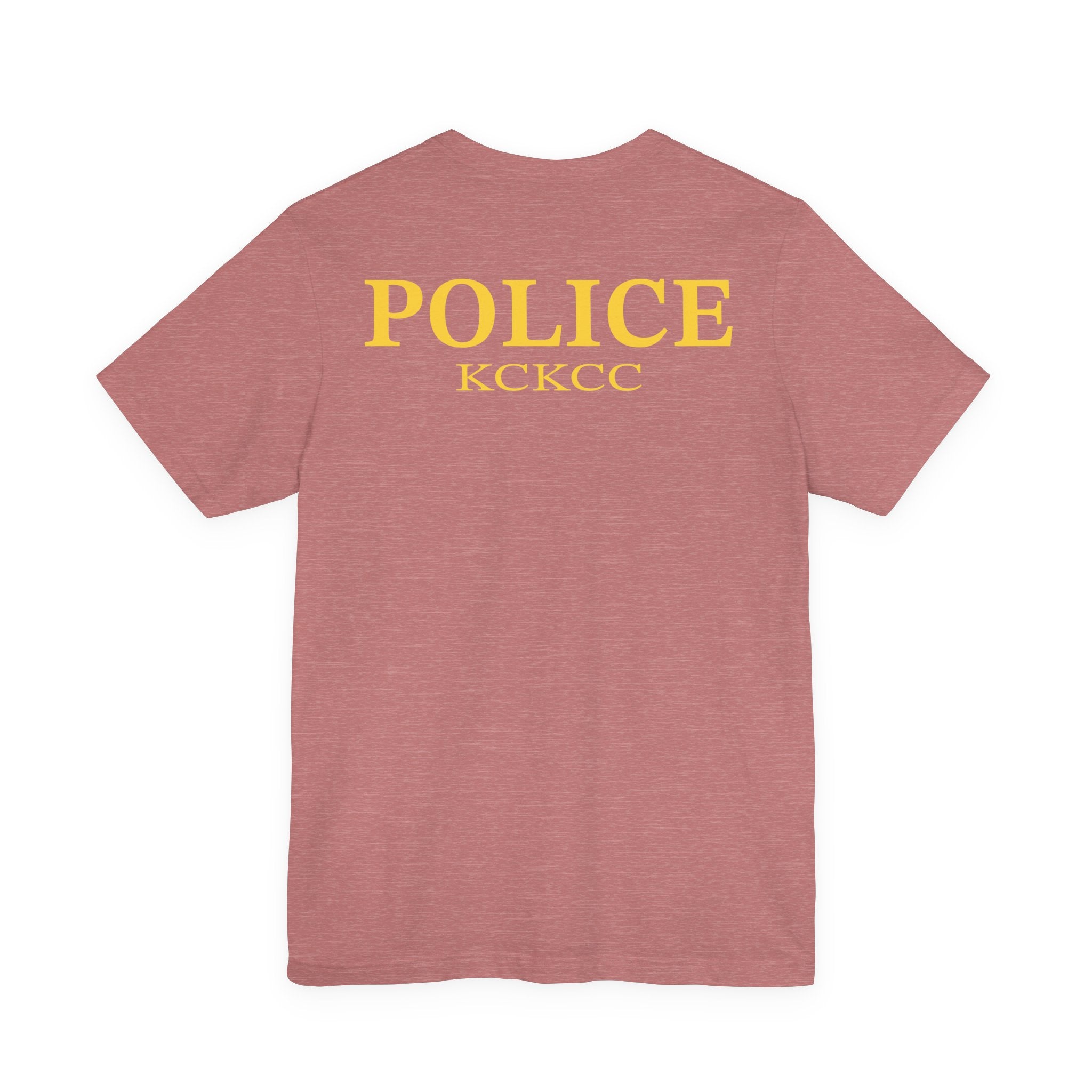 KCKCC Police Department Shirt - Unisex Jersey Short Sleeve Tee