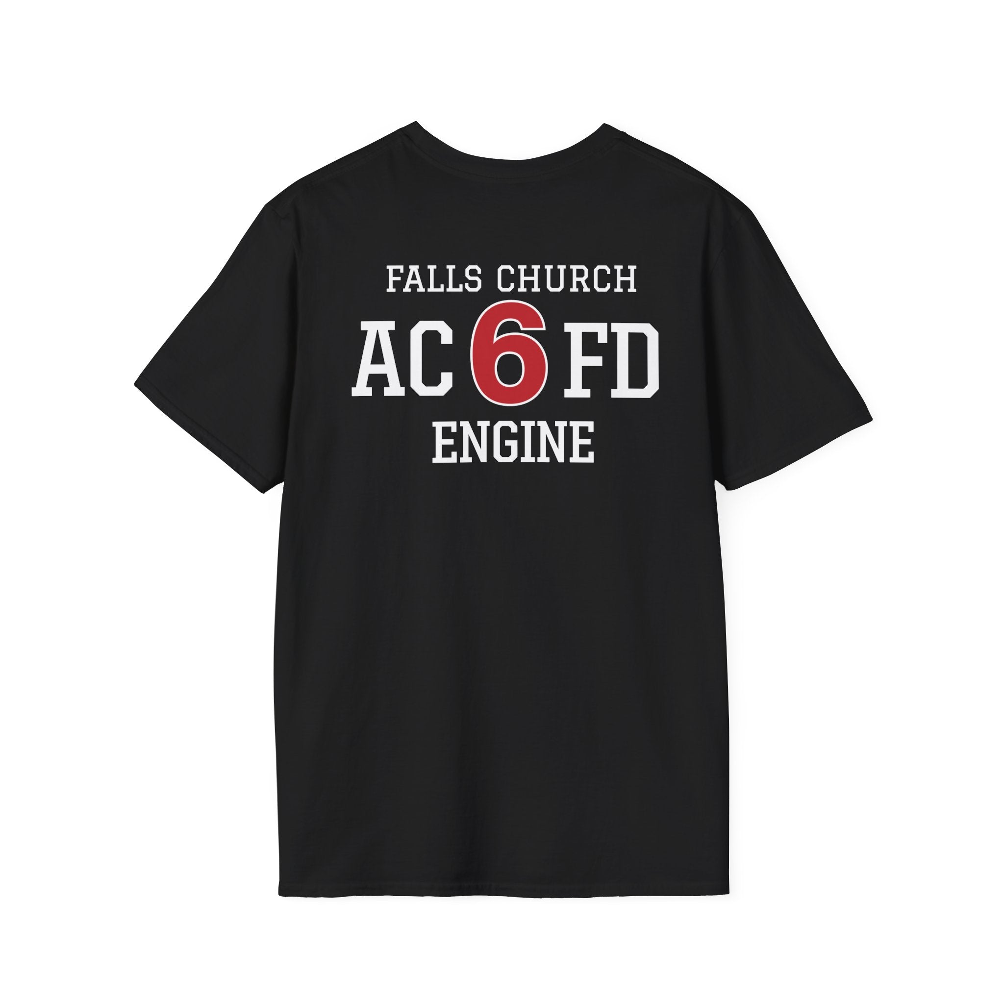 Engine 6 Falls Church - Gildan Soft Cotton Softstyle T-Shirt