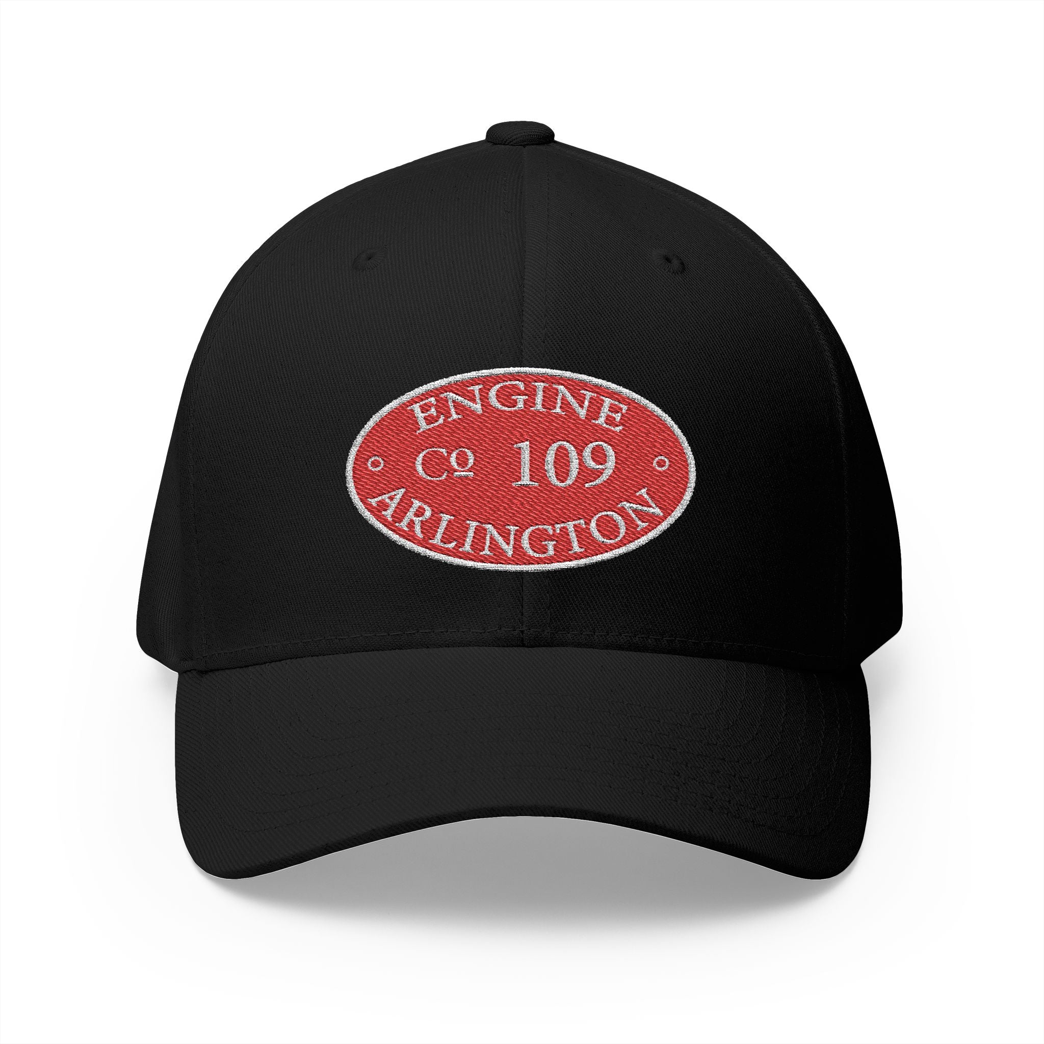 Arlington Engine 9 Circle Patch - FLEXFIT Closed-Back Structured Cap (Embroidery)