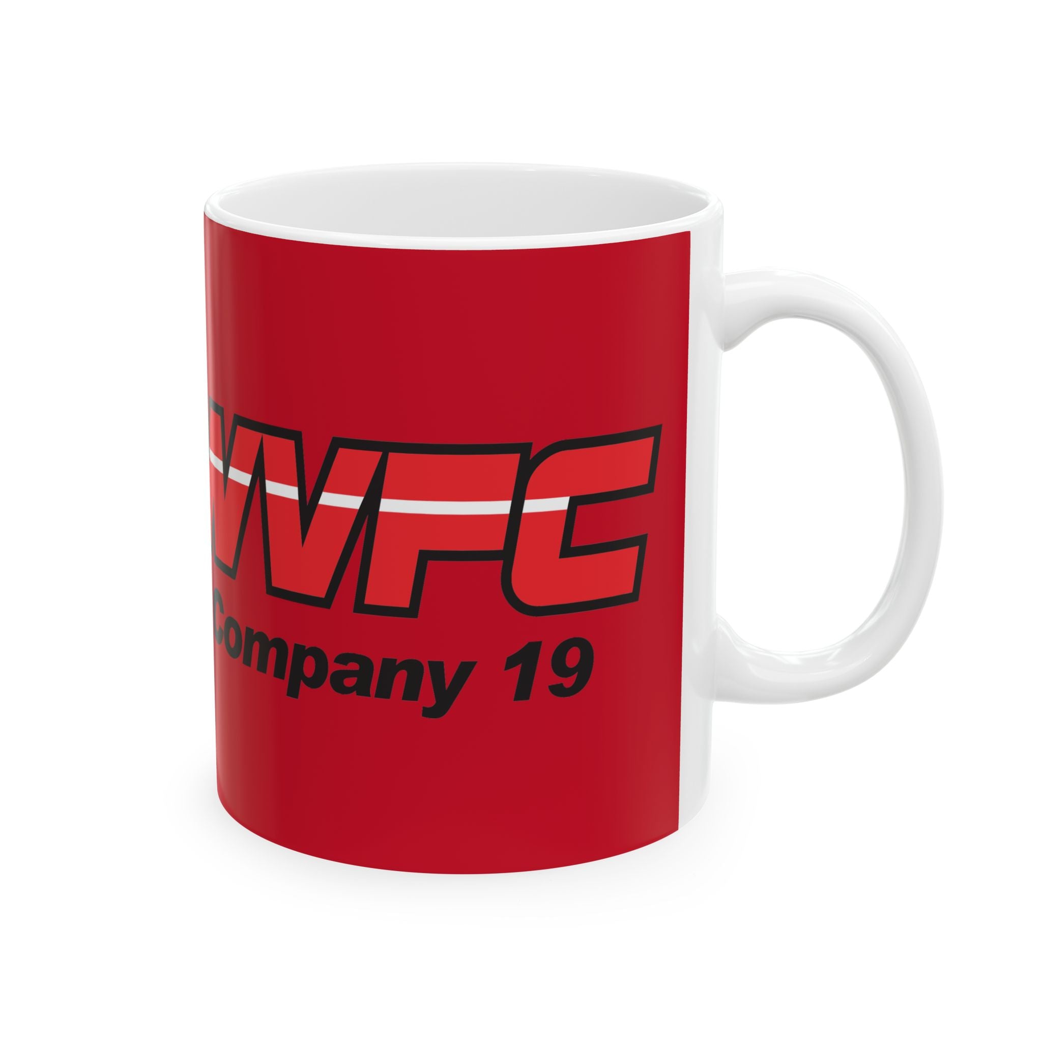 WVFC Goat Logo 2 version 1 blk - Ceramic Mug, (11oz)