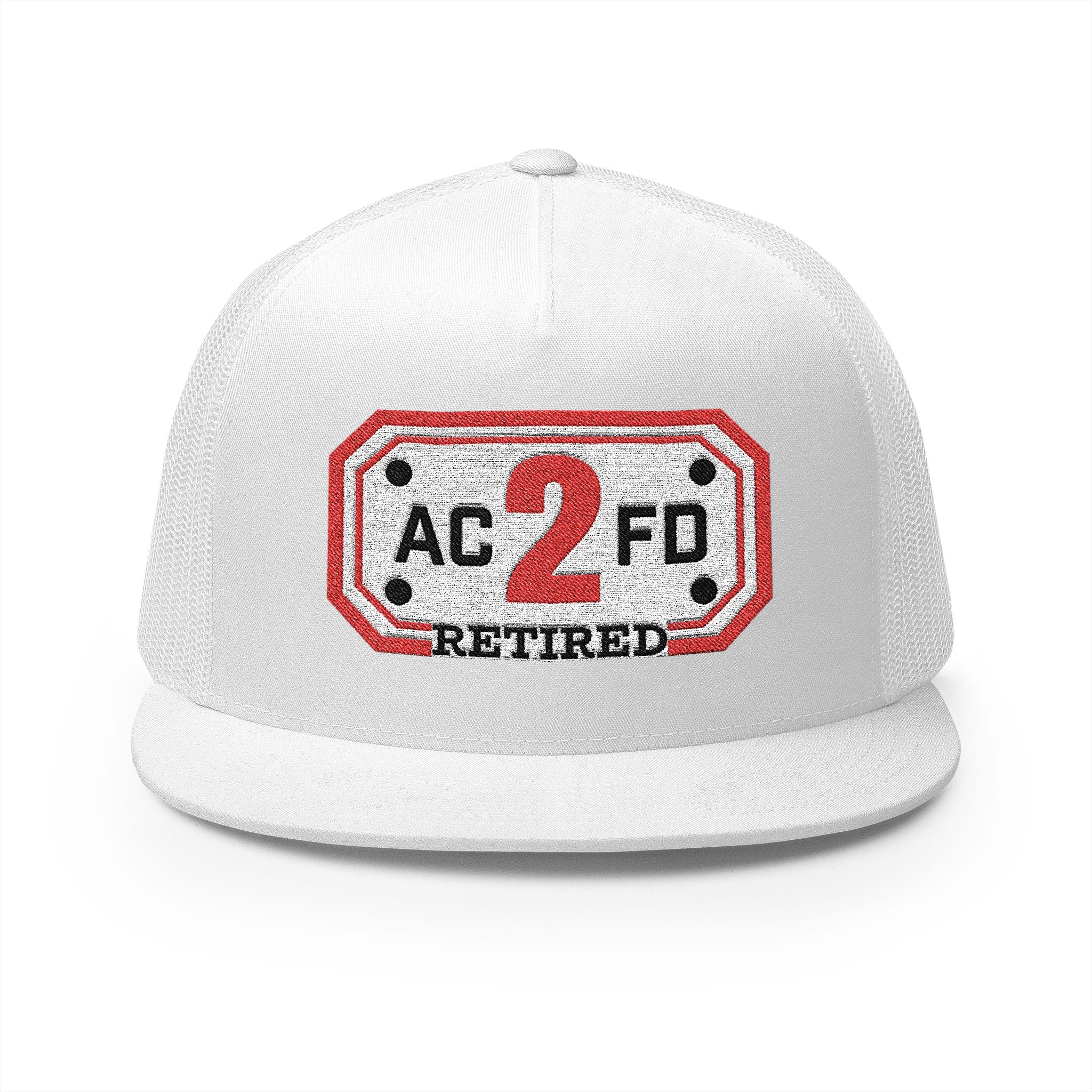 Retired Arlington Engine 2 - 5 Panel Trucker Cap (Embroidery)