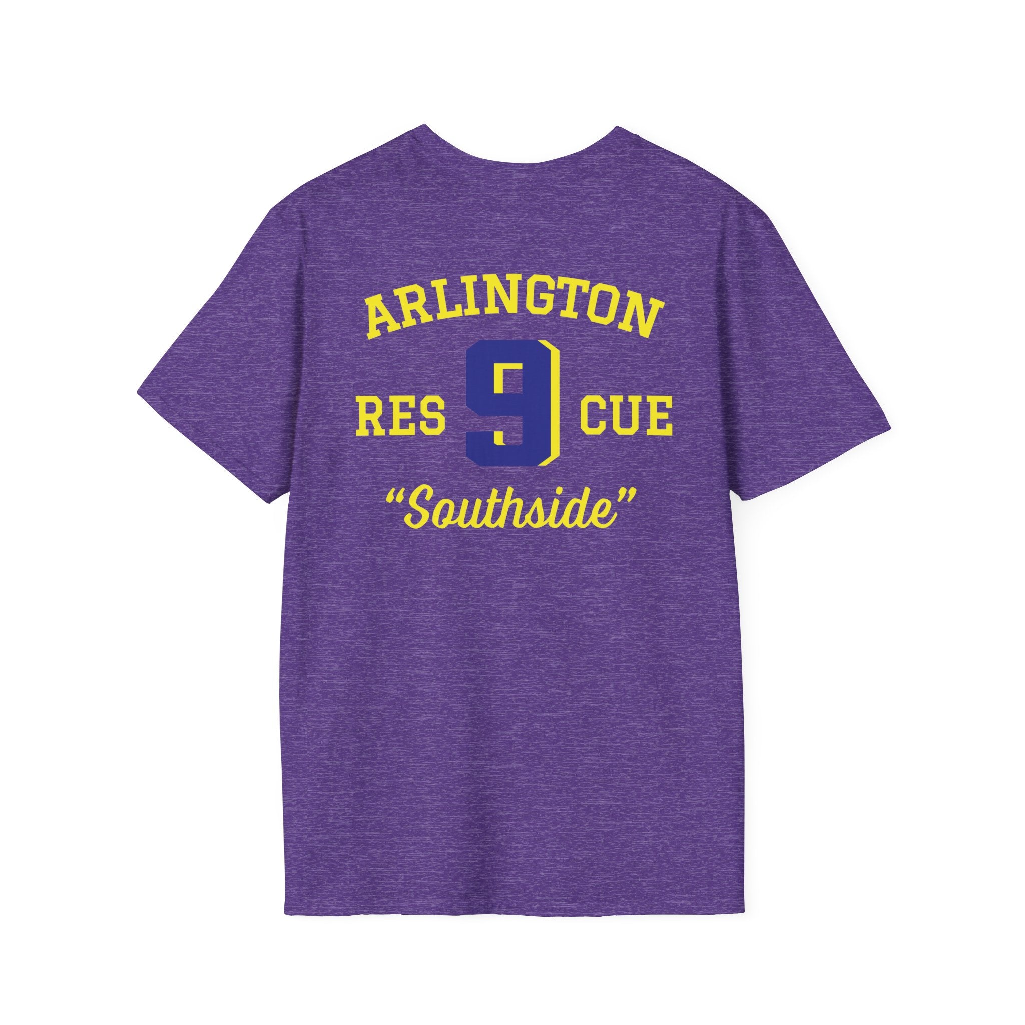 Station 9 Taz Front / Officer Rescue 9 back - Gildan Soft Cotton Softstyle T-Shirt