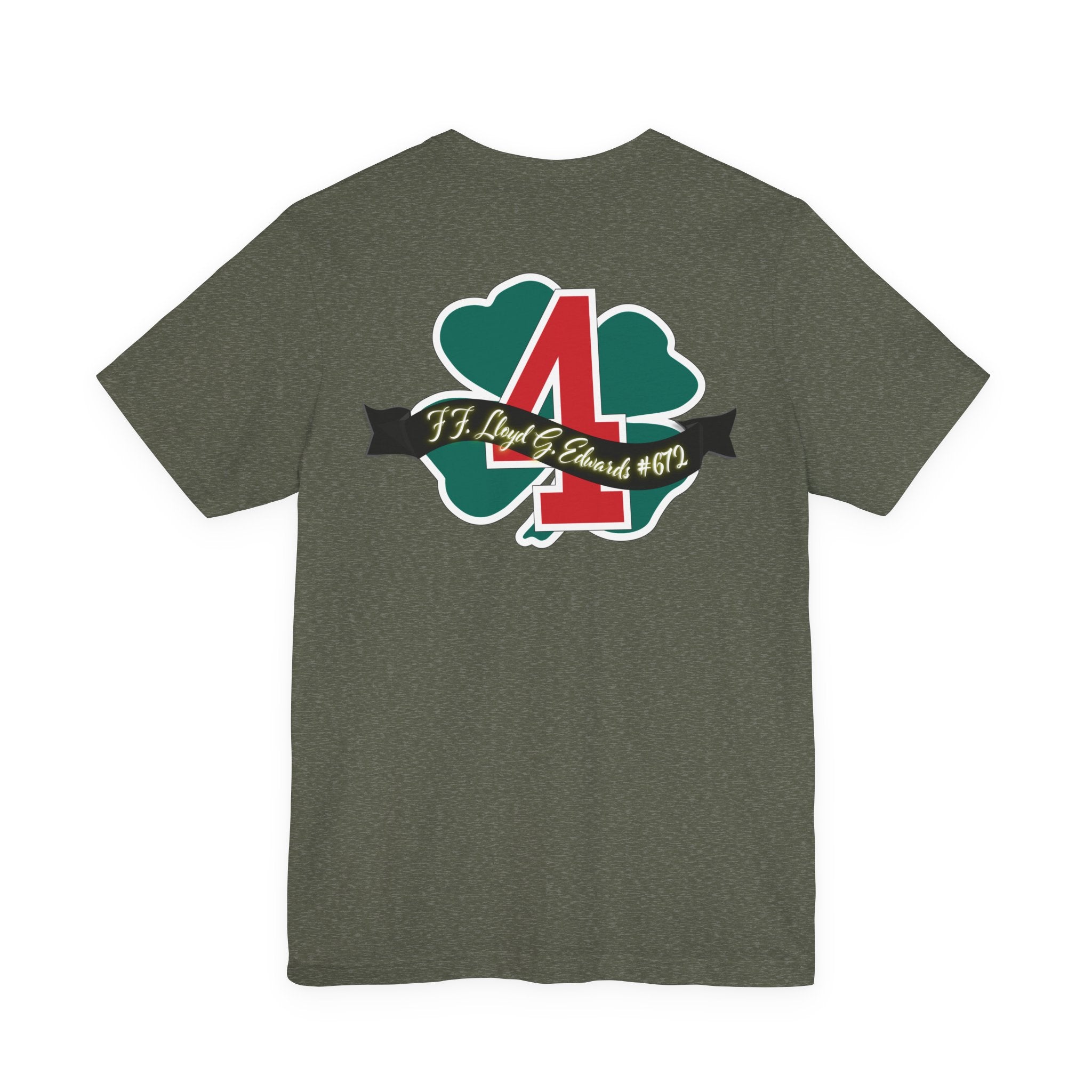 Clover Lloyd Edwards Memorial Shirt - Unisex Jersey Short Sleeve Tee