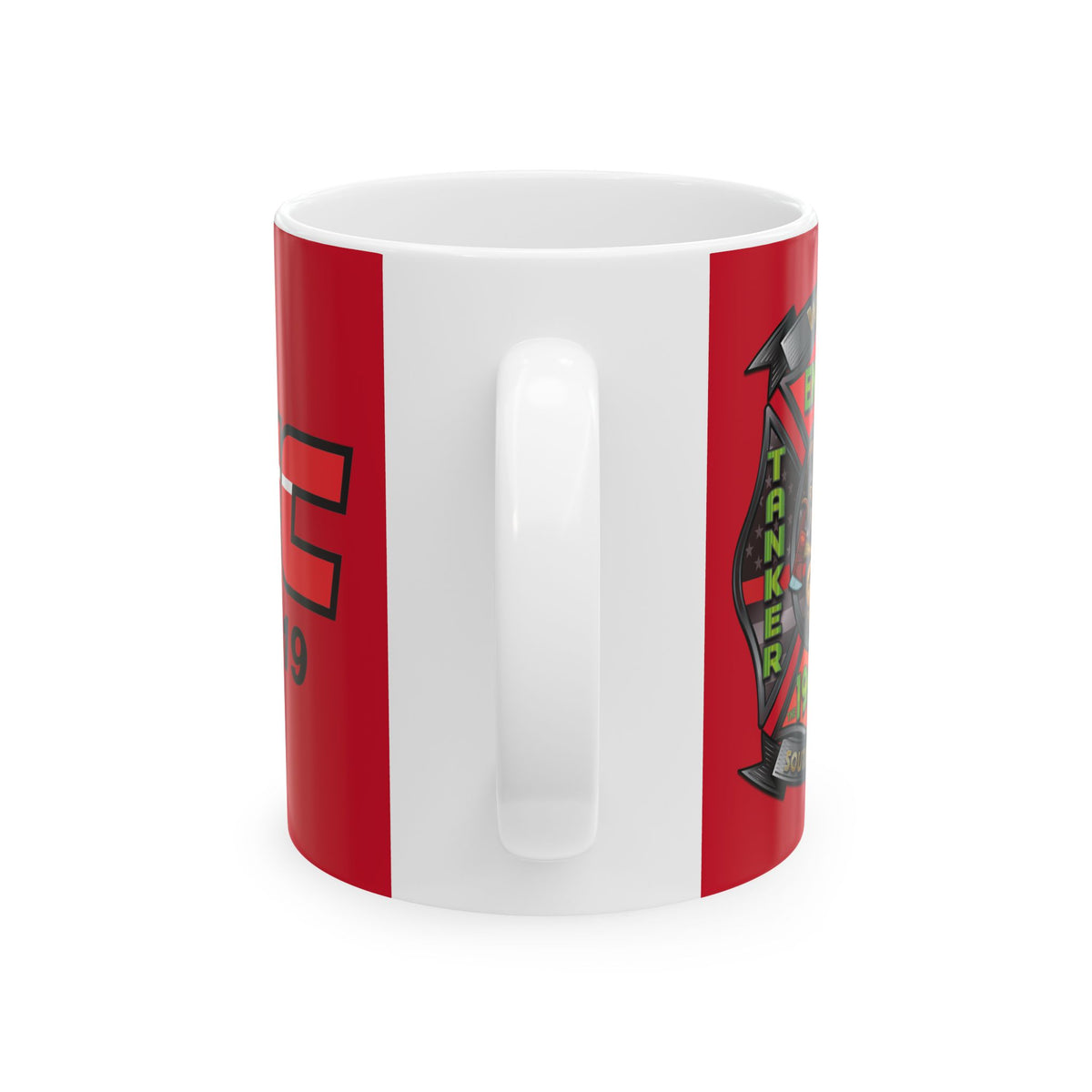 WVFC Goat Logo 2 version 1 blk - Ceramic Mug, (11oz)