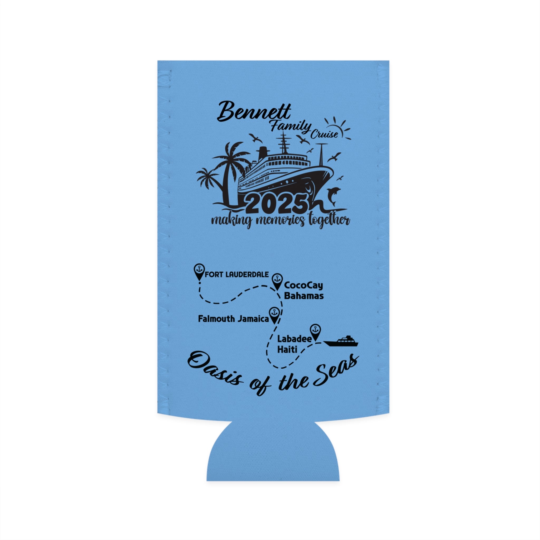 Bennett Family Cruise - Slim Can Cooler