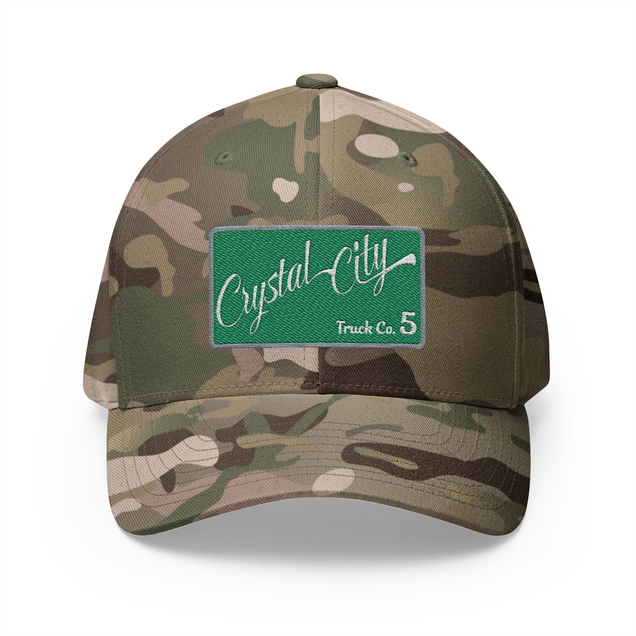Arlington Crystal City Truck 5 - FLEXFIT Closed-Back Structured Cap (Embroidery)