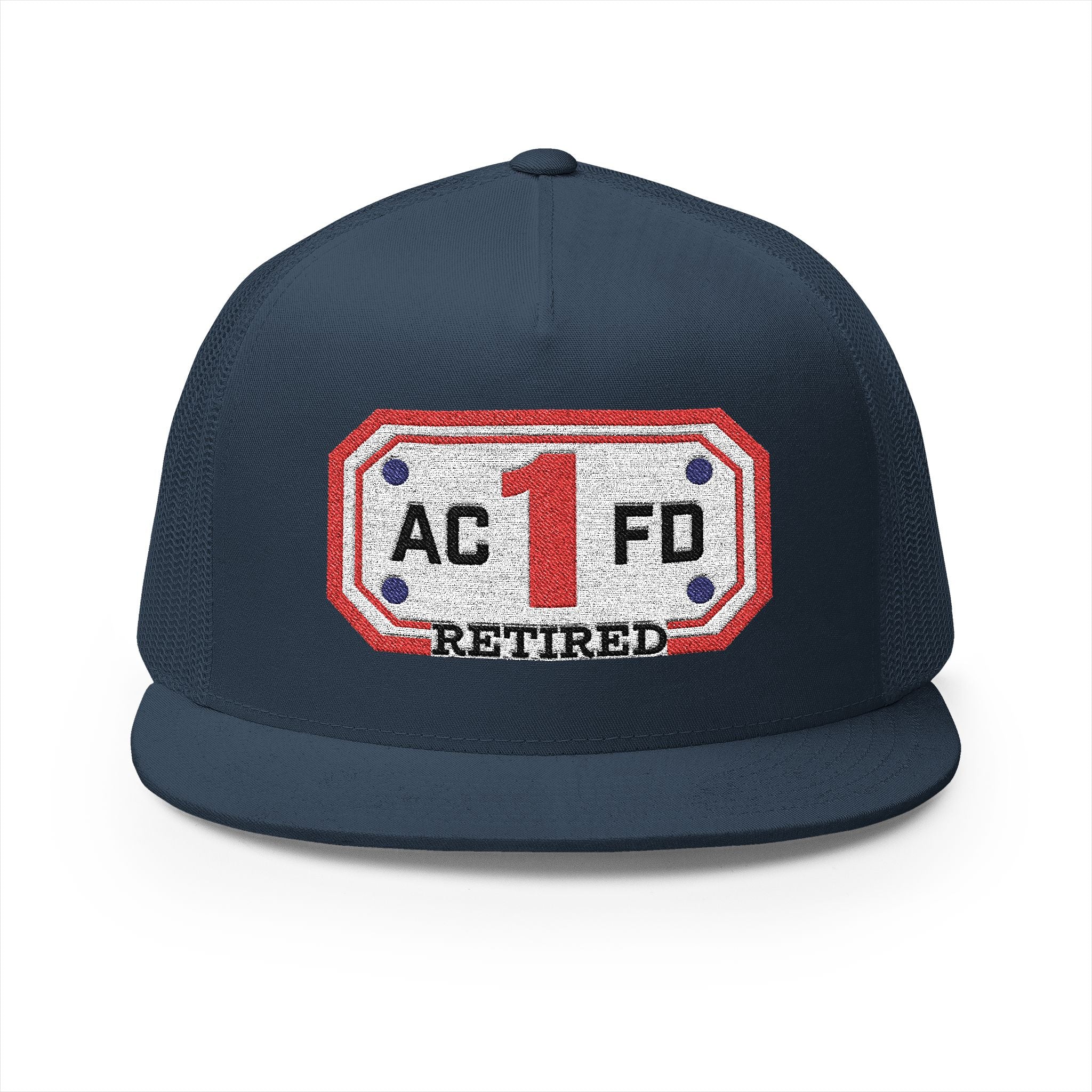 Retired Arlington Engine 1 - 5 Panel Trucker Cap (Embroidery)
