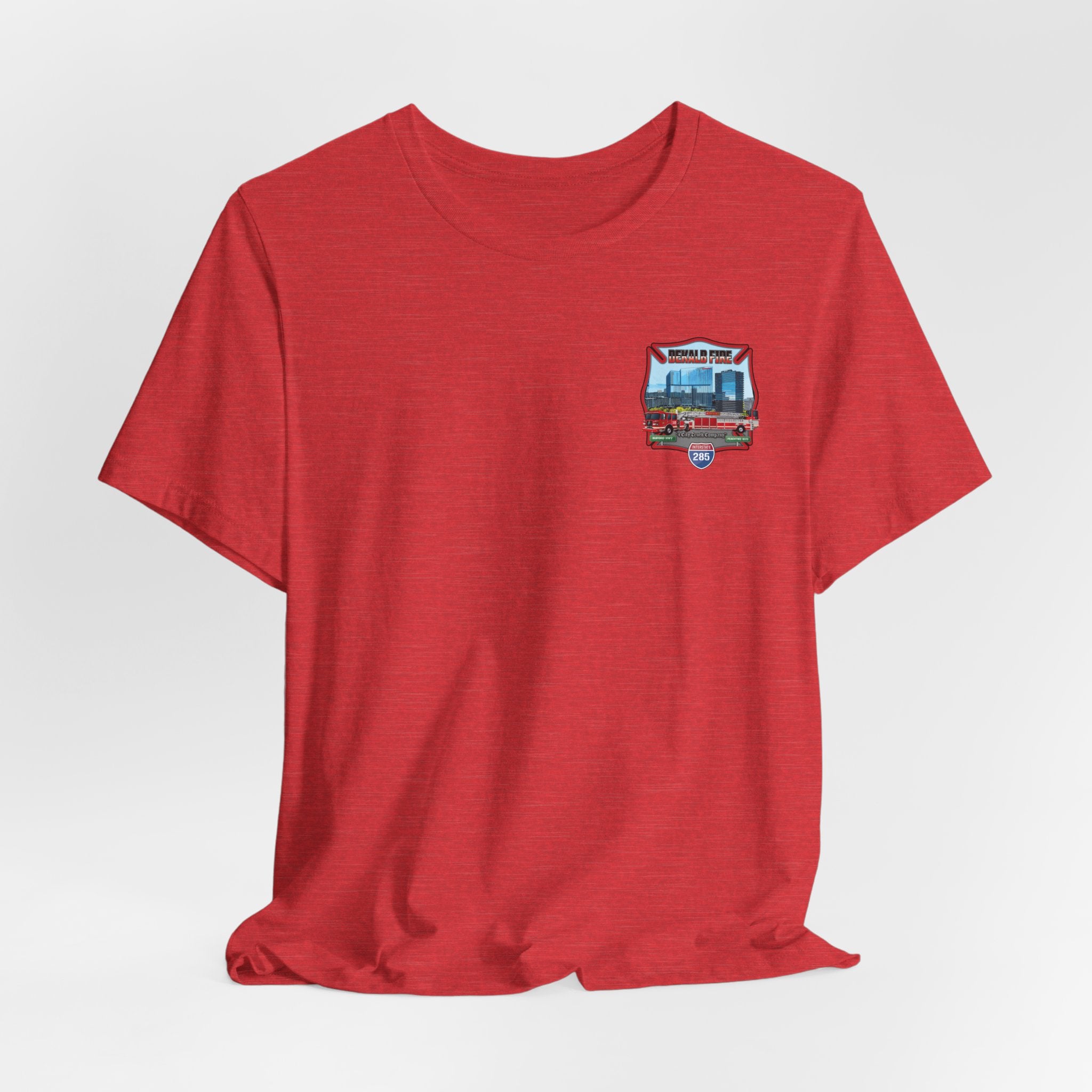 Dekalb County Fire Tiller 18 - Bella+Canvas Soft Unisex Tee