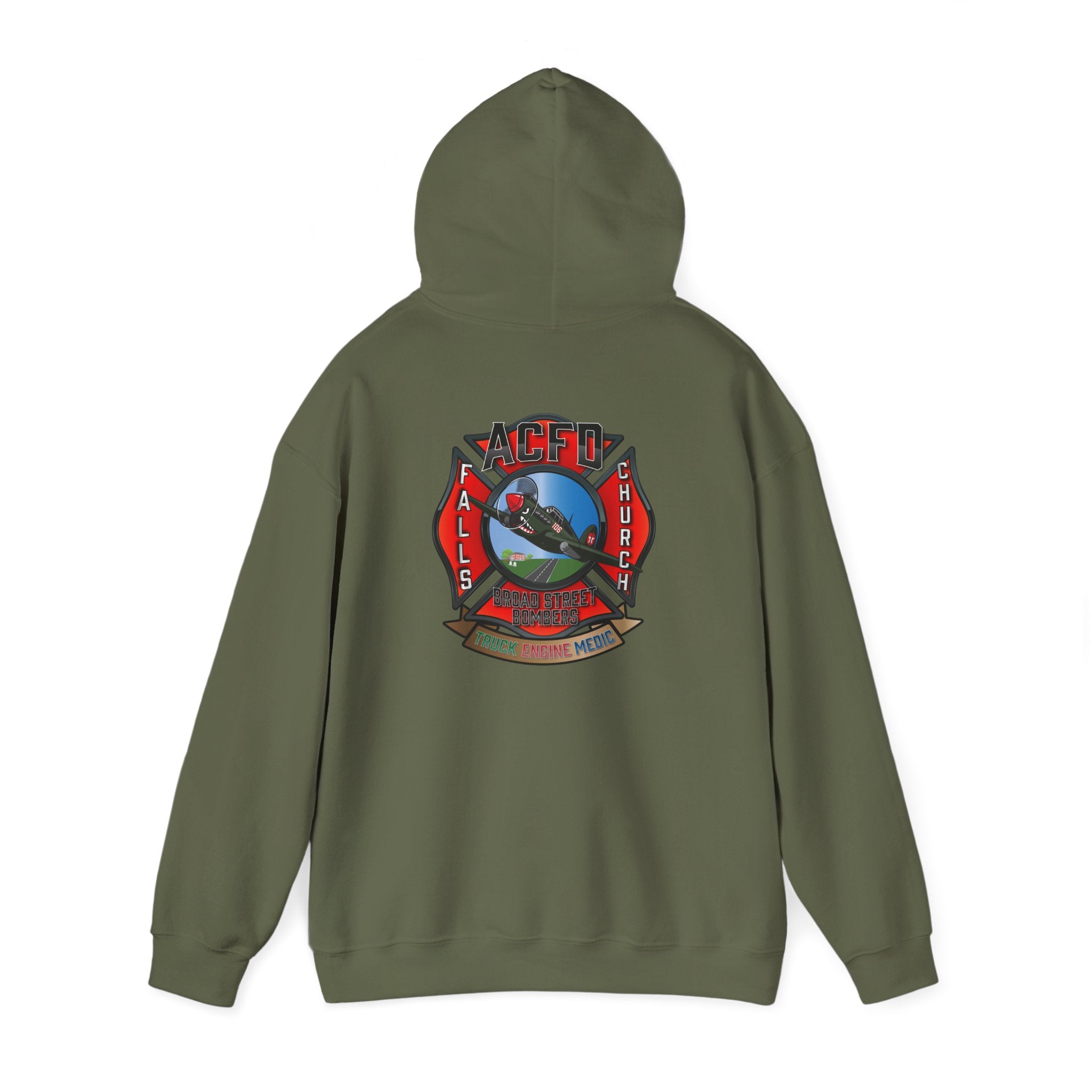 Station 6 Bombers - Heavy Blend™ Hooded Unisex Sweatshirt