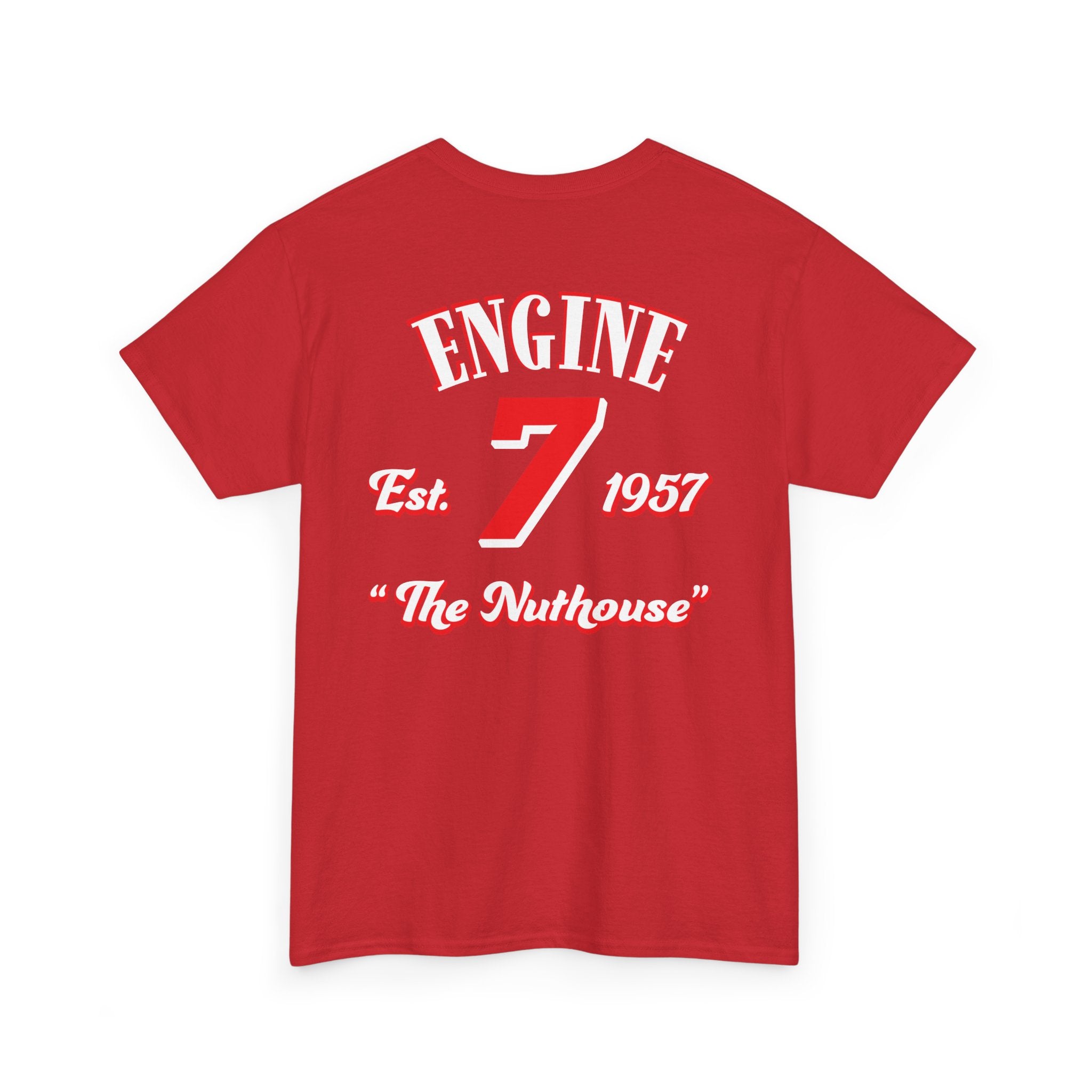 Hollywood MD Vol Fire Engine 7 - Heavy Cotton Unisex Tee
