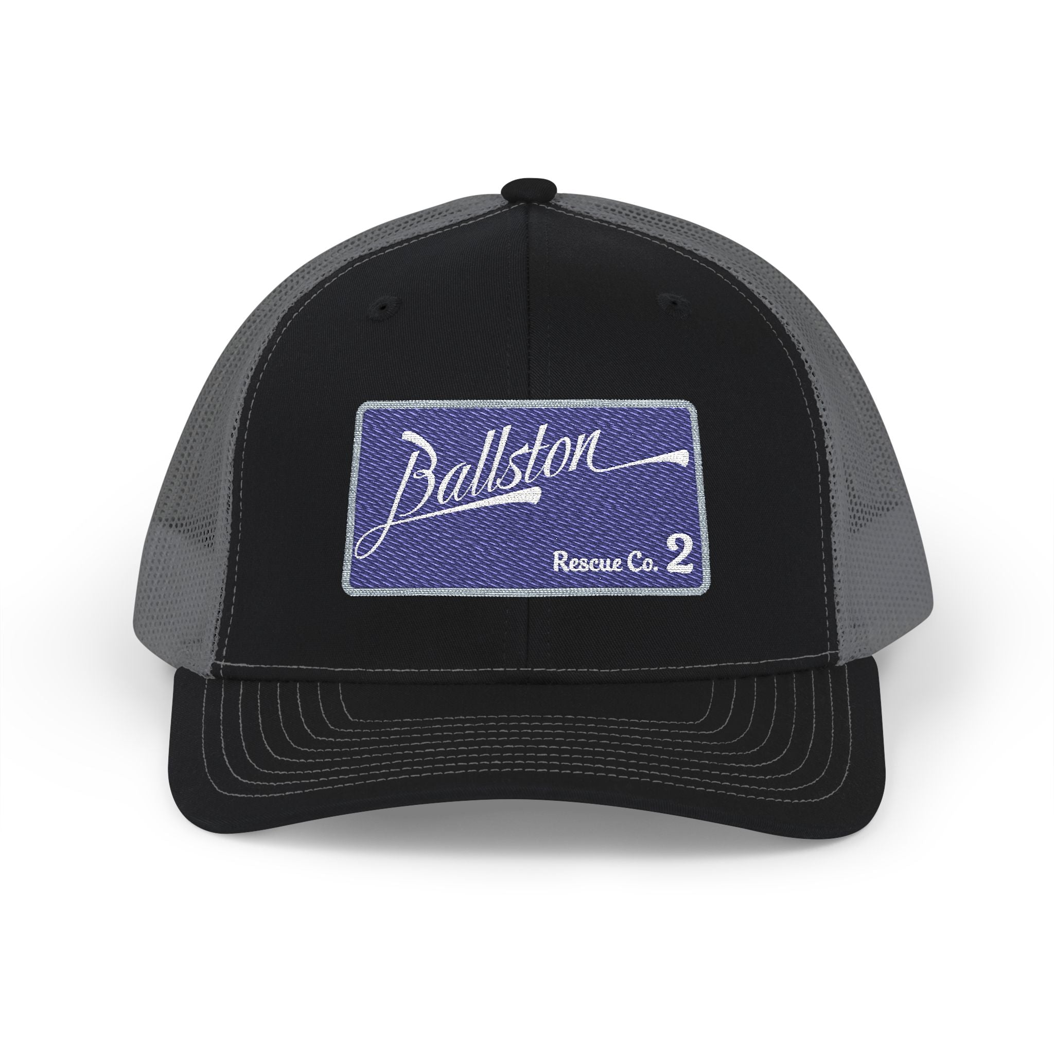 Ballston Rescue co 2 - Snapback Trucker (Richardson 112 Style Hat)