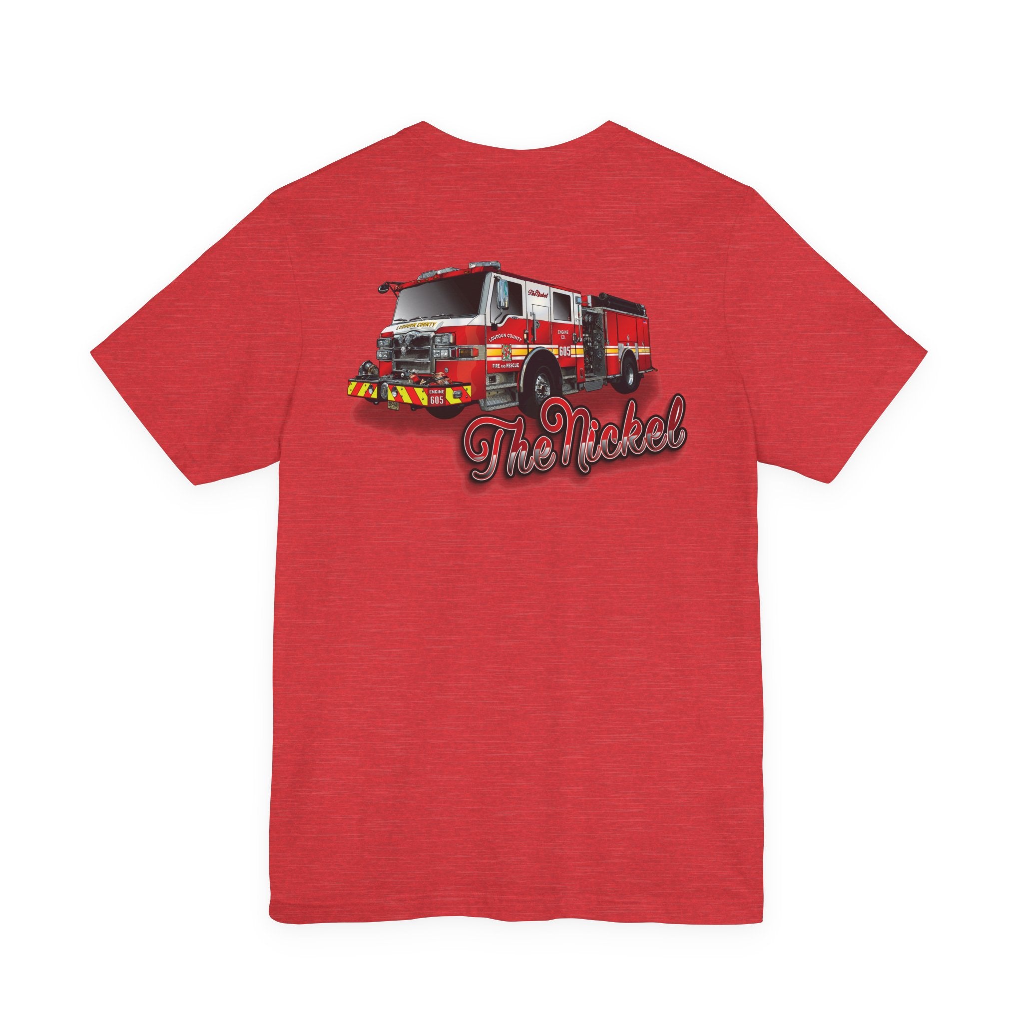 (Bigger Chest logo) LCFR Hamilton Station 5 version 4 Nickel Back- Bella+Canvas Soft Unisex Tee