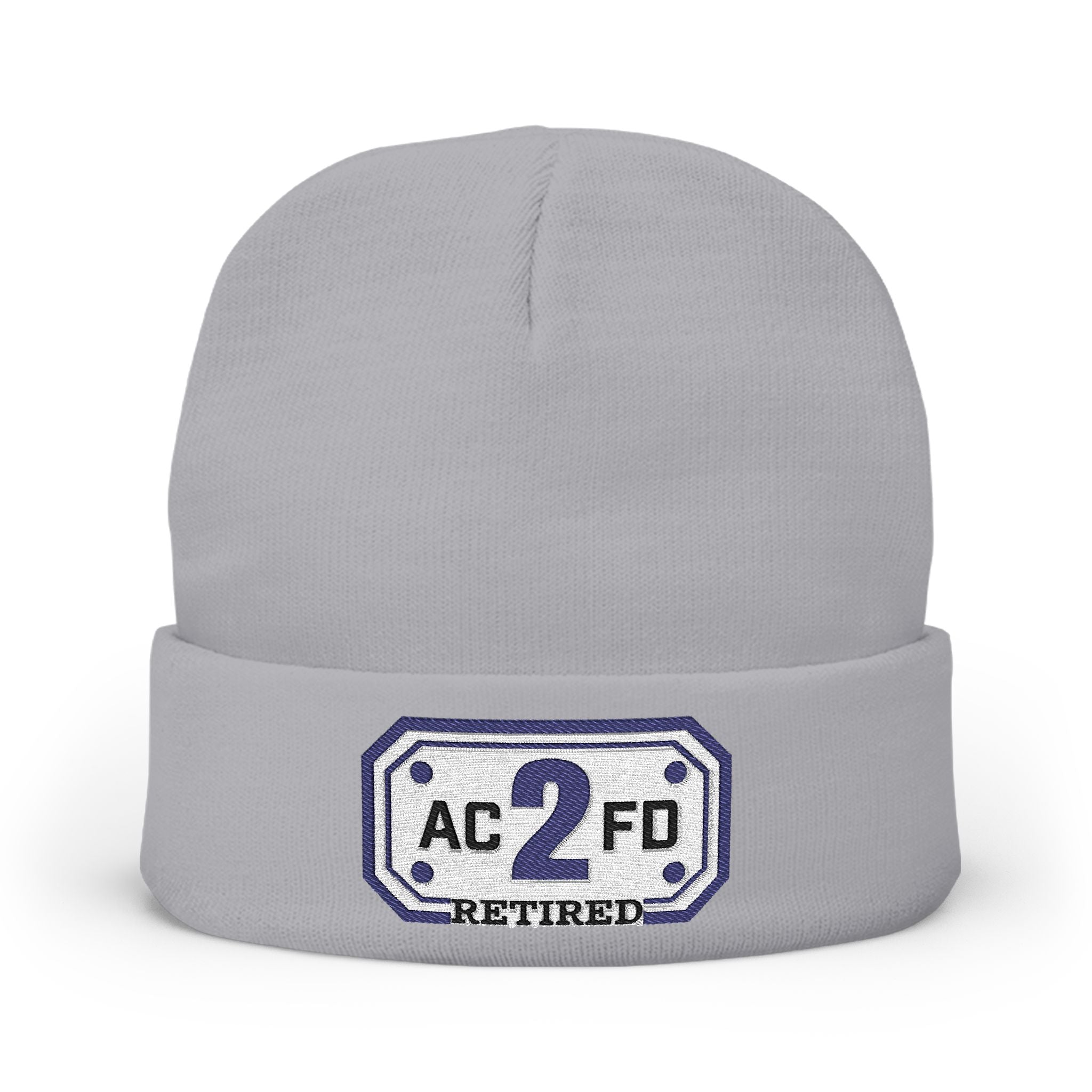Retired Arlington Rescue 2 - Knit Beanie (Embroidery)