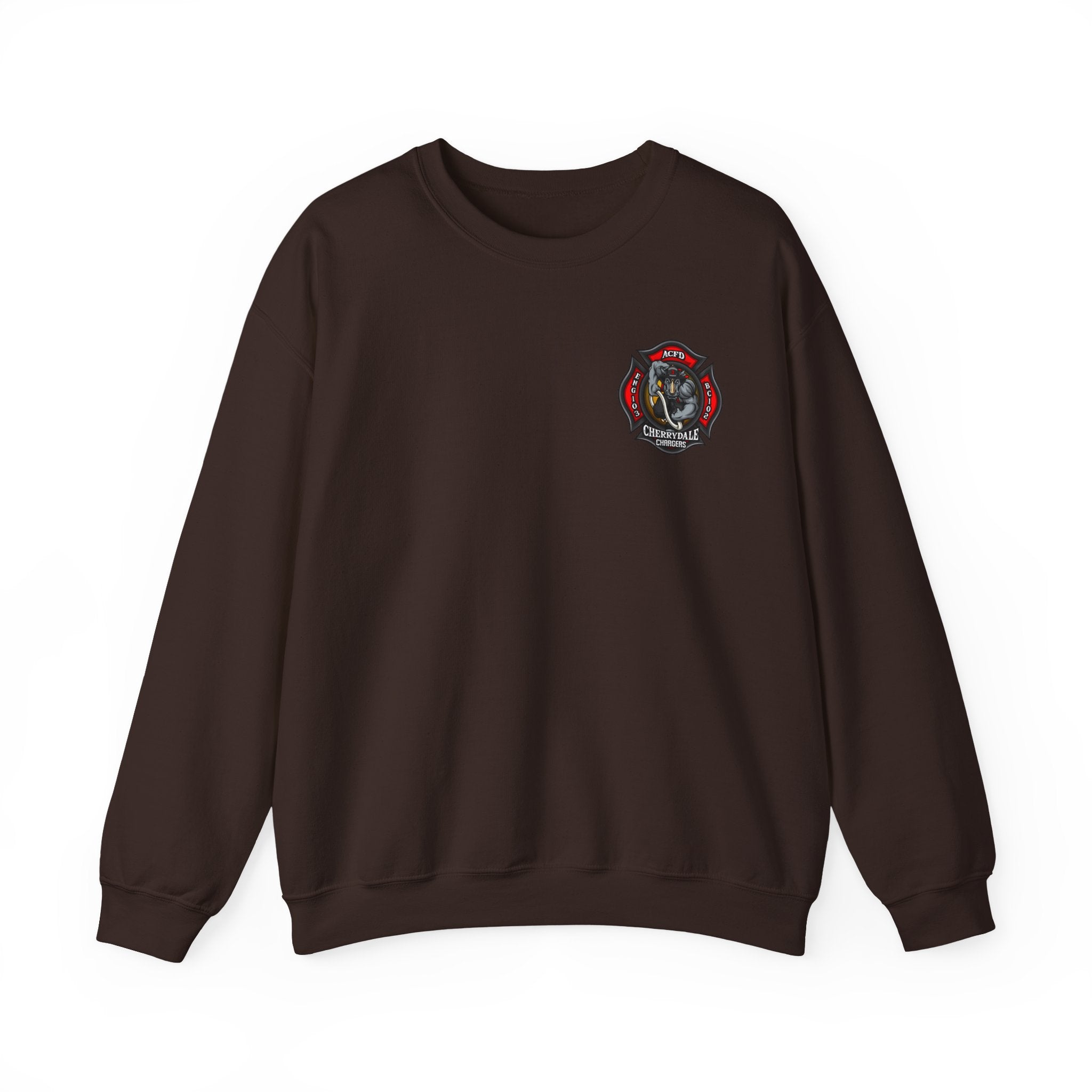 Arlington Station 3 Rhino Front/ACFD FF Back - Gildan Sweatshirt Unisex Heavy Blend™