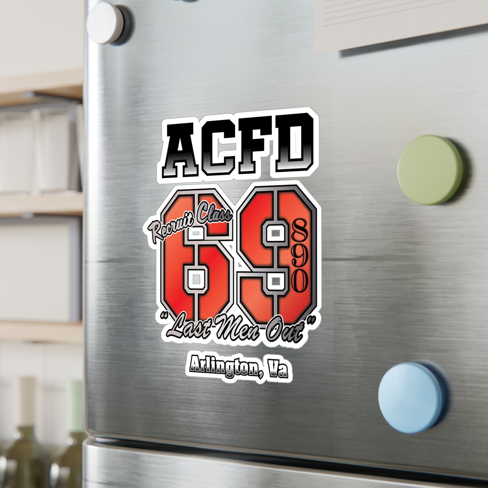Kiss-Cut Vinyl Decals -Recruit Class 69 Arlington