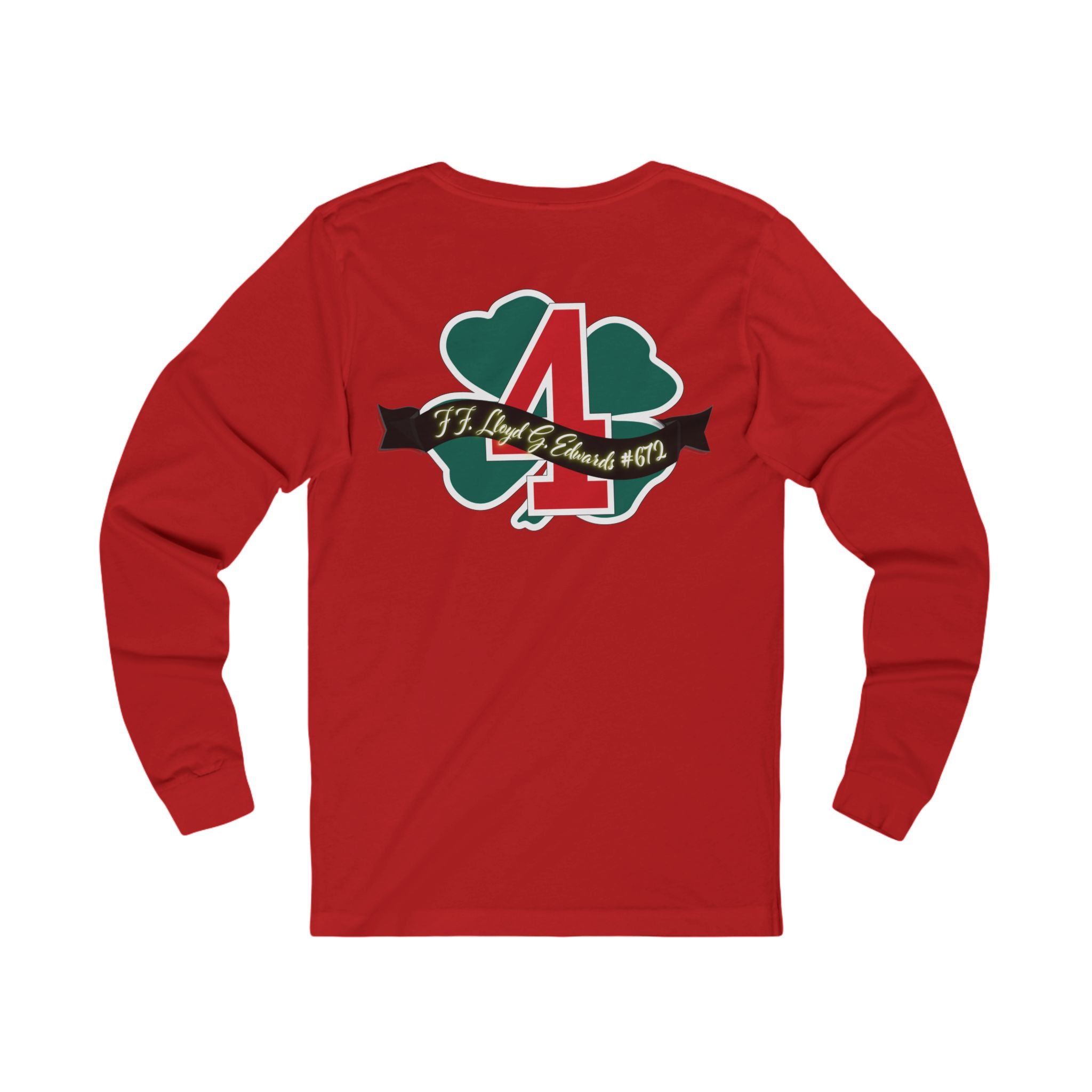 Clover Lloyd Edwards Memorial Shirt - Unisex Jersey Long Sleeve Tee