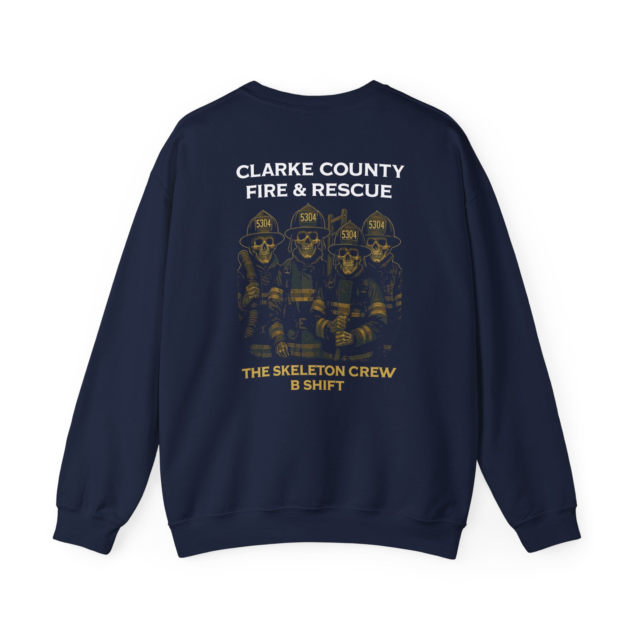 Clarke County B Shift version 1 - Gildan Unisex Heavy Blend™ Crewneck Sweatshirt