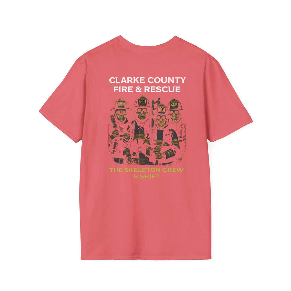 Clarke County B Shift version 1 (Portion of Proceeds go to Local 5304) - Gildan Soft Cotton Softstyle T-Shirt