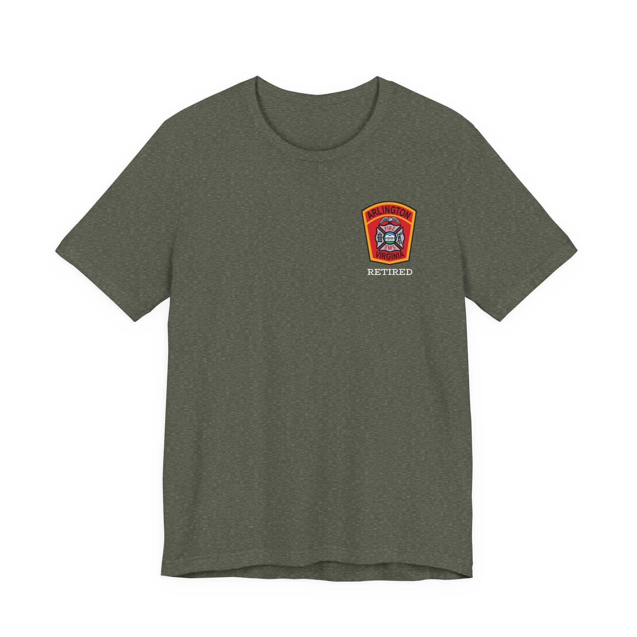 Arlington Retired patch - Bella+Canvas Soft Unisex Tee