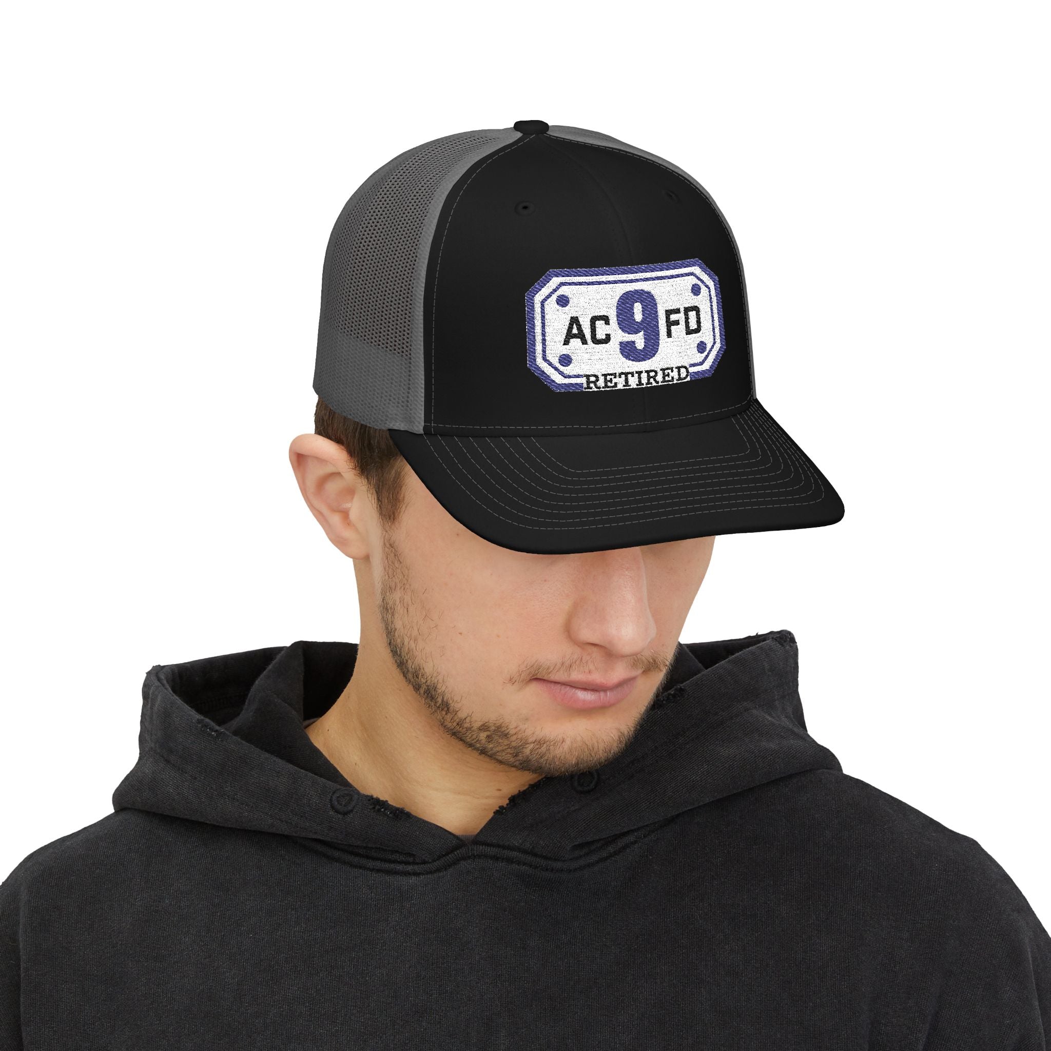 Retired ACFD Rescue 9 - Snapback Trucker (Richardson 112 Style Hat)
