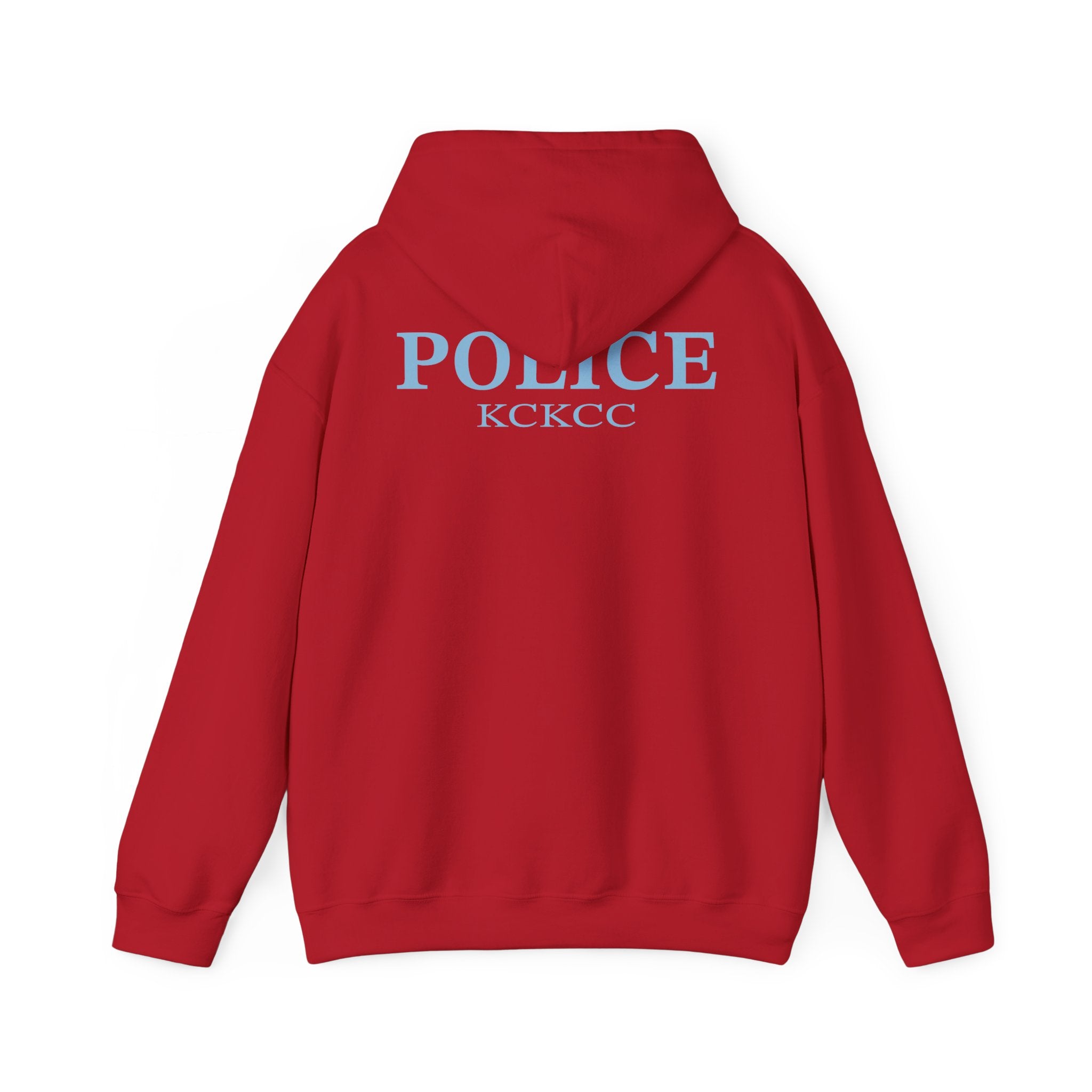 Kansas City College Police Blue Patch - Unisex Heavy Blend™ Hooded Sweatshirt