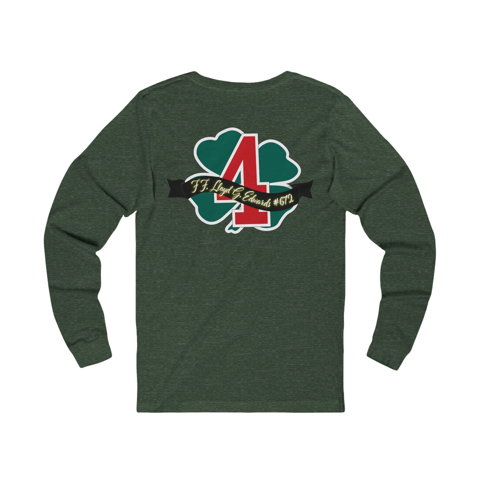 Clover Lloyd Edwards Memorial Shirt - Unisex Jersey Long Sleeve Tee
