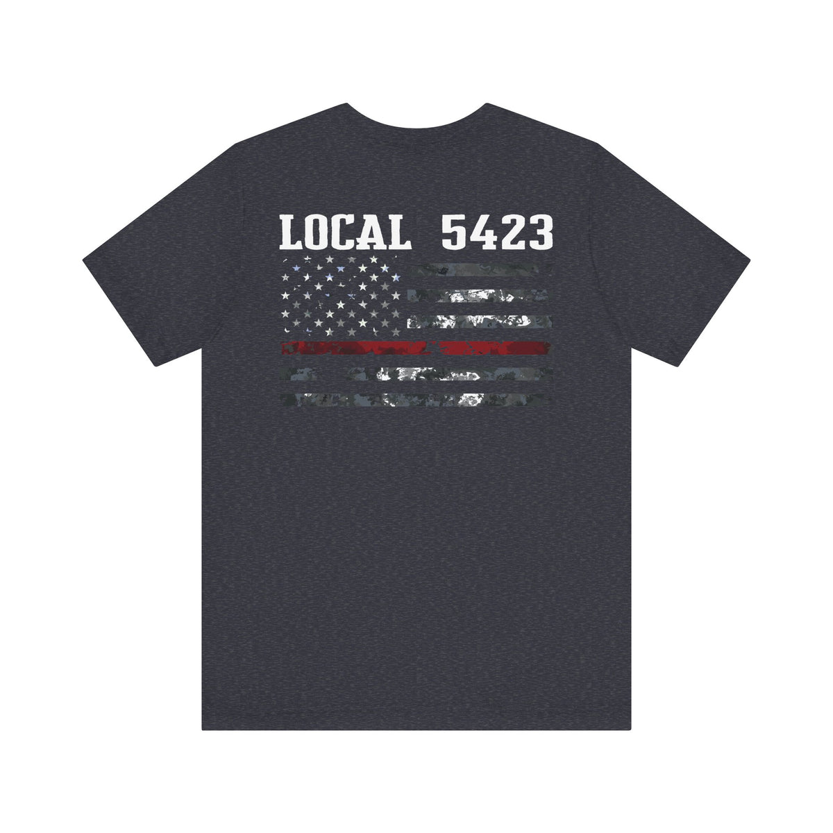 Manheim Township Local 5423 white - Bella+Canvas Soft Unisex Tee