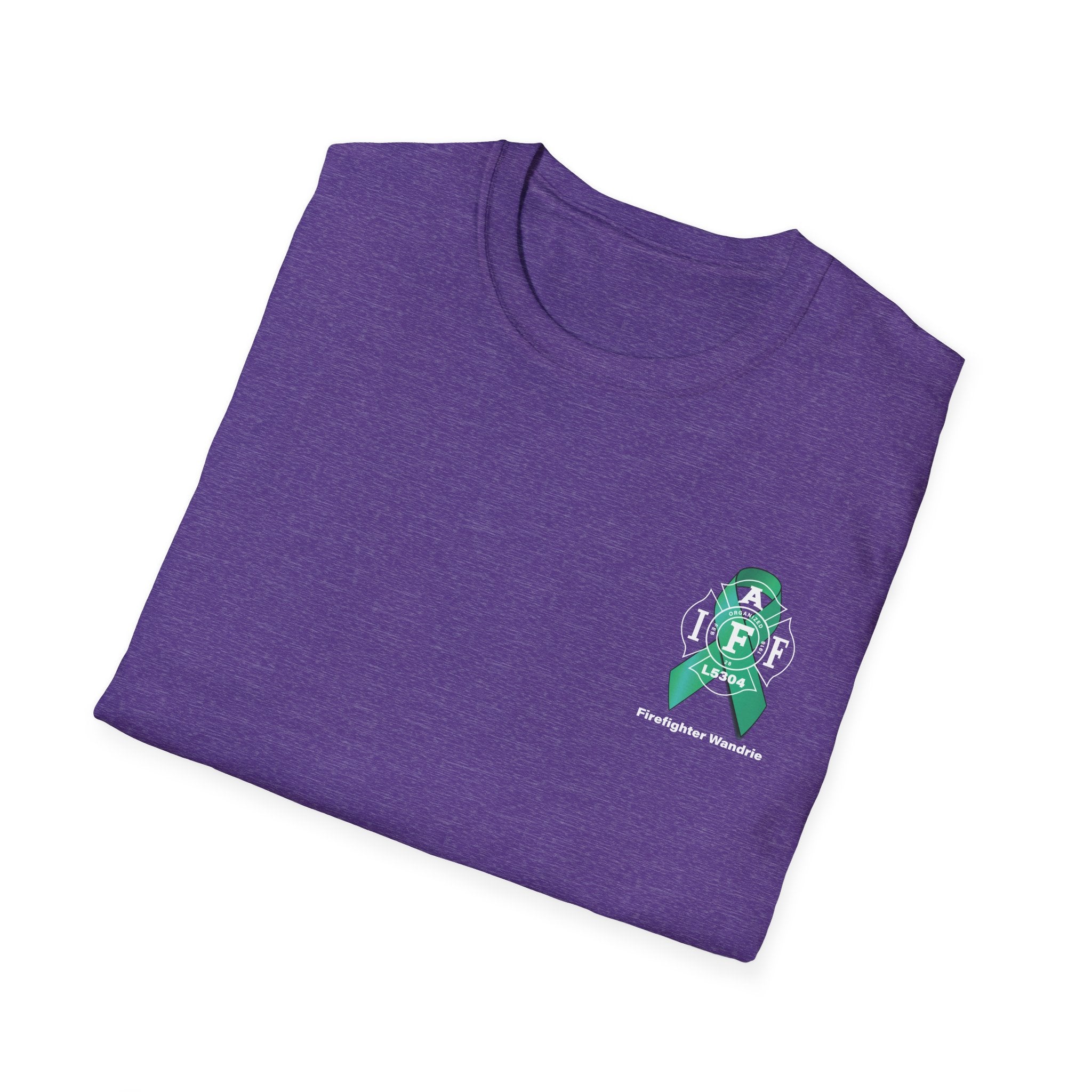 Clark County Firefighter Wandrie Support - Gildan Soft Cotton Softstyle T-Shirt