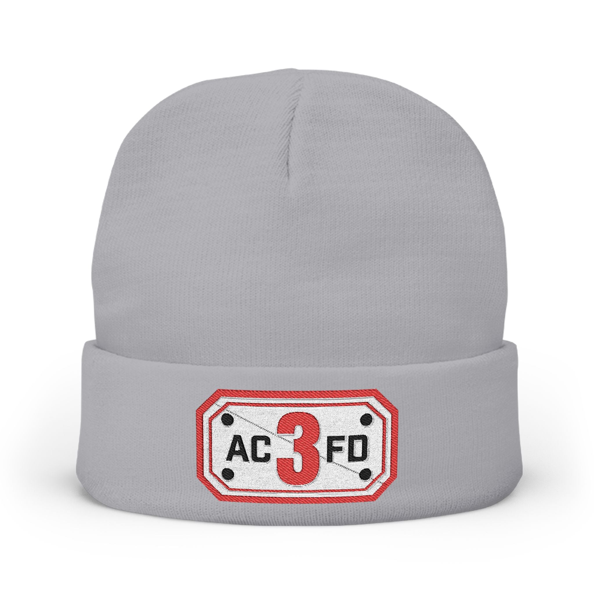 Arlington Engine 3- Knit Beanie (Embroidery)