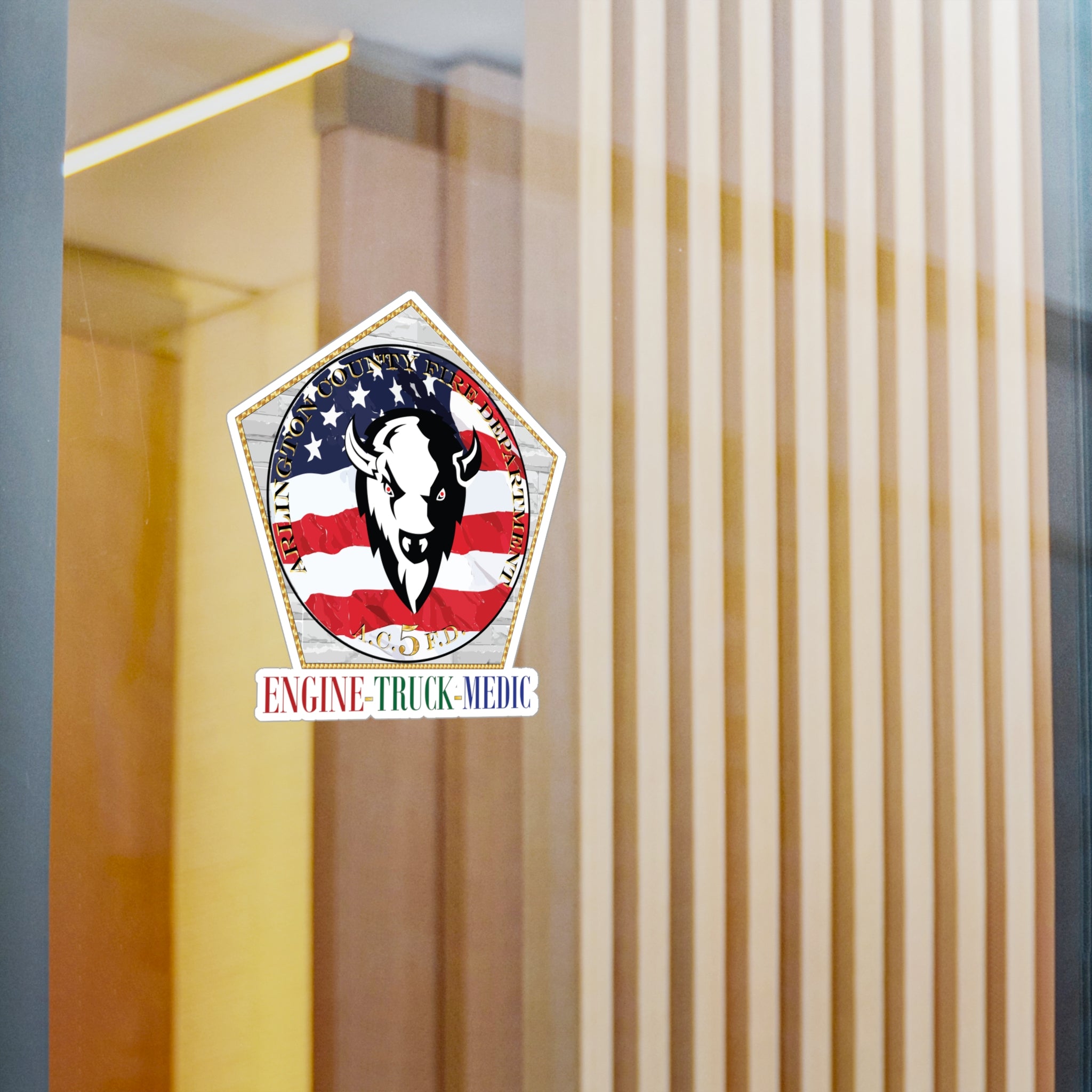 Kiss-Cut Vinyl Decals - Arlington Station 5